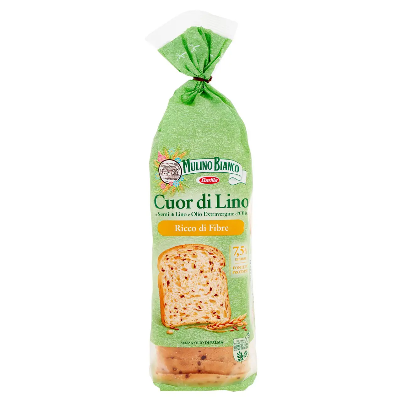 Mulino Bianco Biscuits | Mulino Bianco Cuor Di Lino Bread Rich In Fiber Flaxseed | Mulino Bianco Crackers | Mulino Bianco Italian Cookies | 14,1 Ounce Total - Image 3
