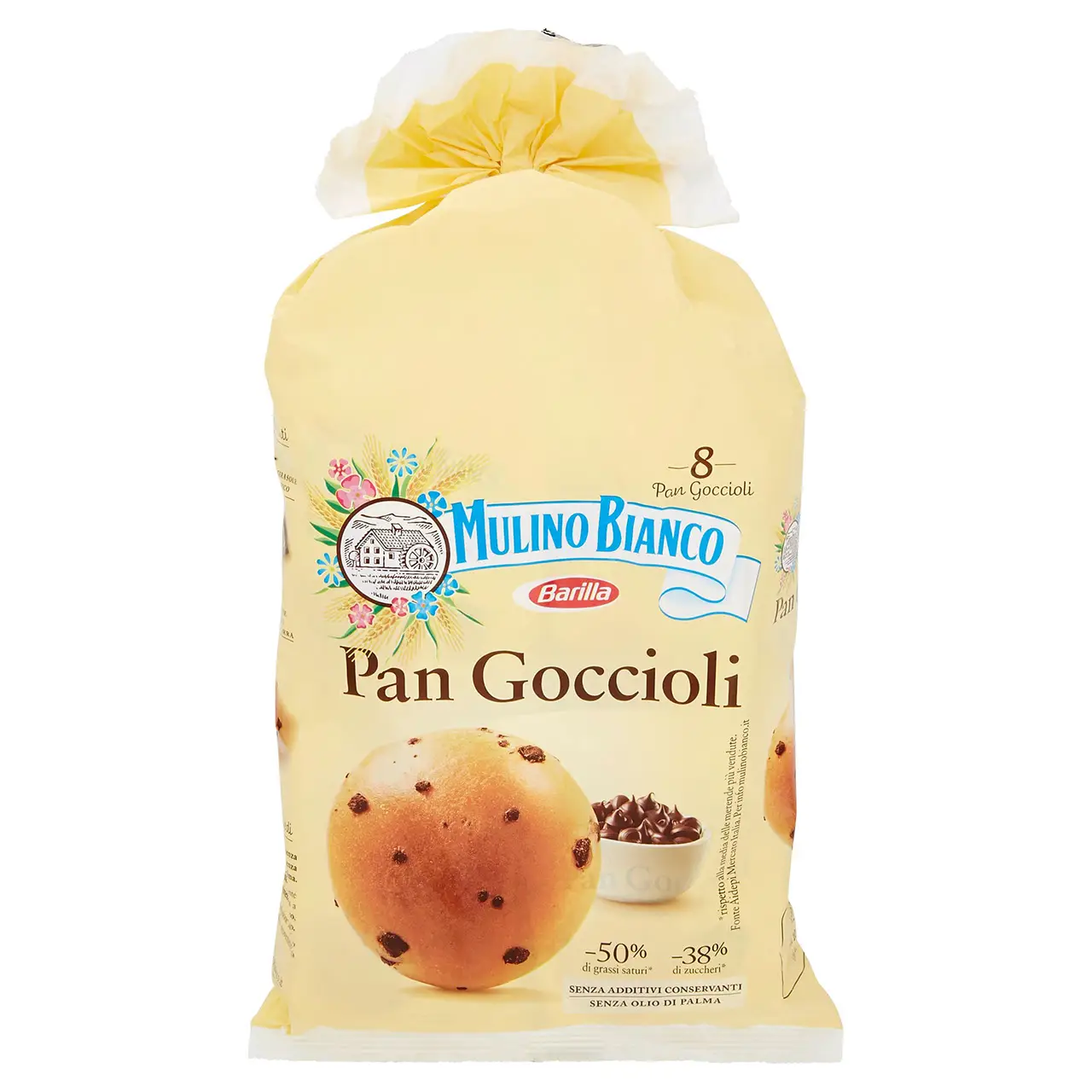 Mulino Bianco Biscuits | Mulino Bianco Pan Goccioli Snack 8 Pieces | Mulino Bianco Crackers | Mulino Bianco Italian Cookies | 11,8 Ounce Total - Image 2