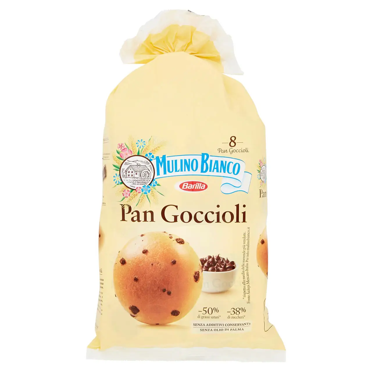 Mulino Bianco Biscuits | Mulino Bianco Pan Goccioli Snack 8 Pieces | Mulino Bianco Crackers | Mulino Bianco Italian Cookies | 11,8 Ounce Total - Image 5