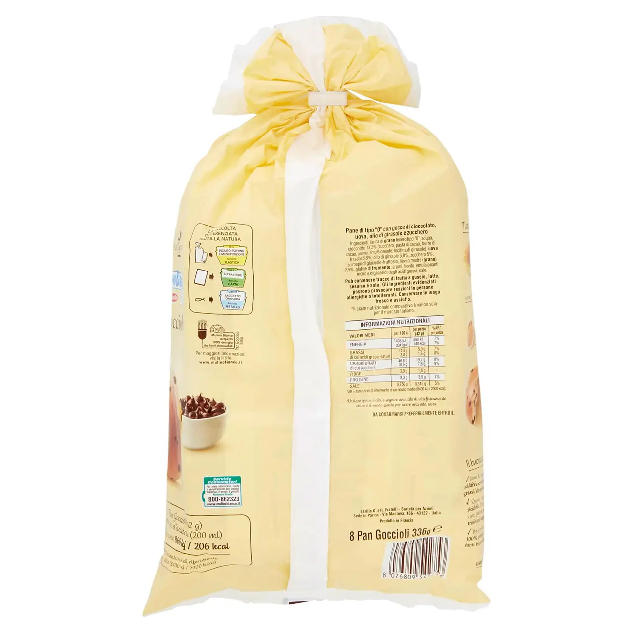 Mulino Bianco Biscuits | Mulino Bianco Pan Goccioli Snack 8 Pieces | Mulino Bianco Crackers | Mulino Bianco Italian Cookies | 11,8 Ounce Total - Image 6