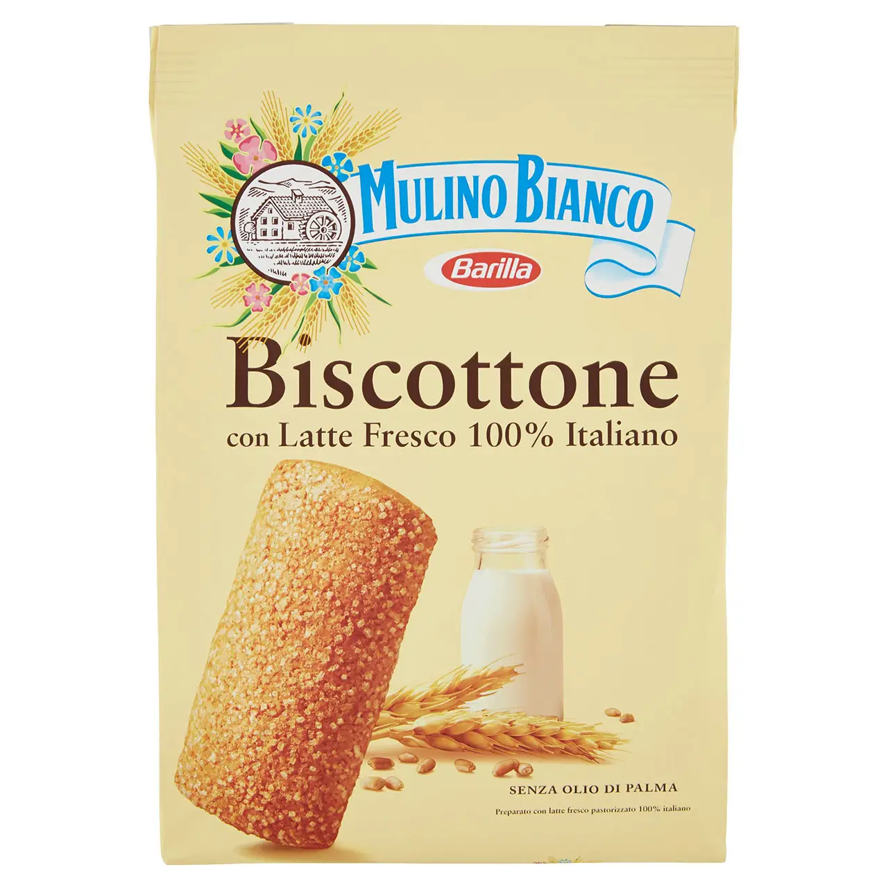 Mulino Bianco Biscuits | Mulino Bianco Biscottone With Milk | Mulino Bianco Crackers | Mulino Bianco Italian Cookies | 24,6 Ounce Total