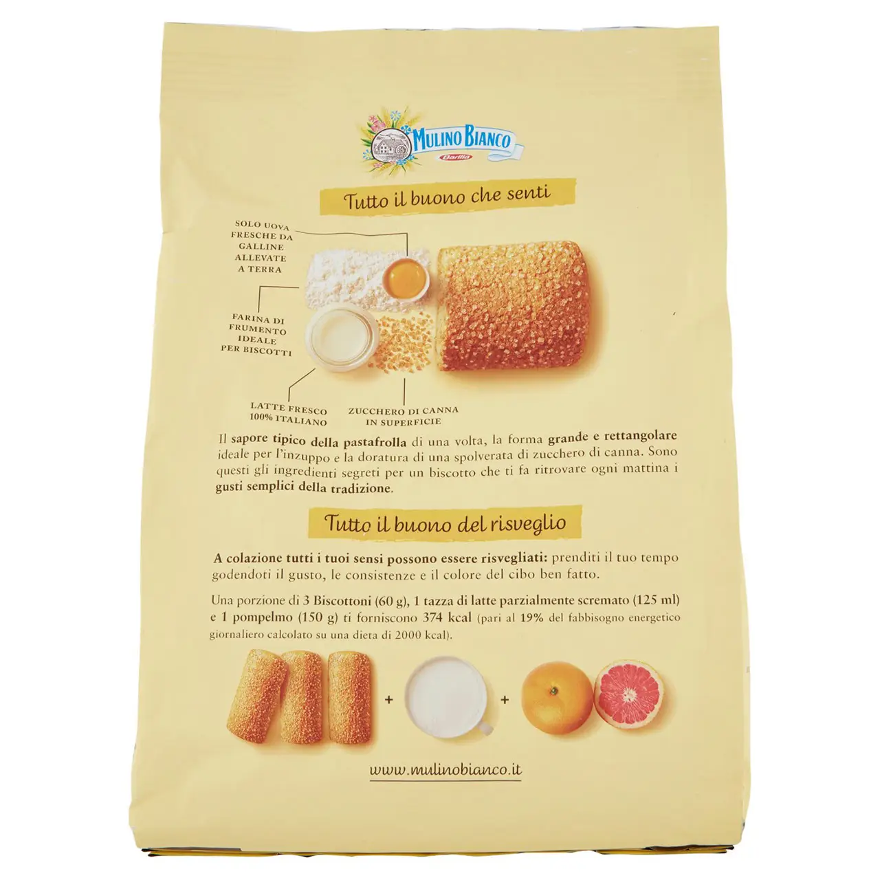 Mulino Bianco Biscuits | Mulino Bianco Biscottone With Milk | Mulino Bianco Crackers | Mulino Bianco Italian Cookies | 24,6 Ounce Total - Image 4