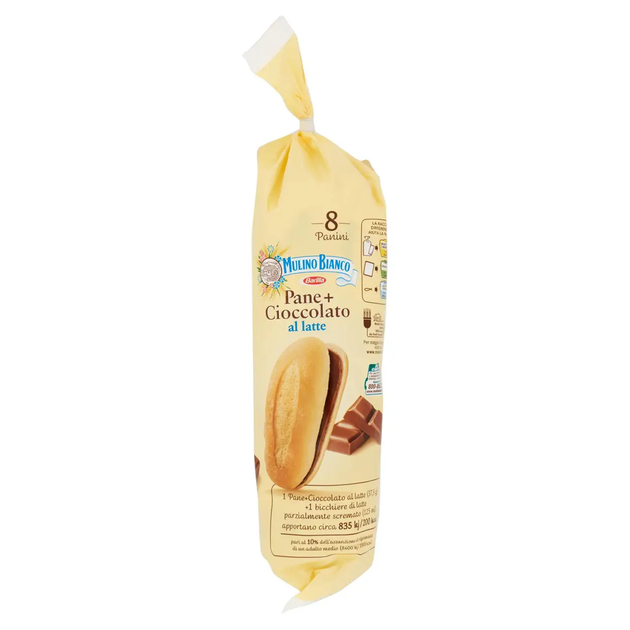 Mulino Bianco Biscuits | Mulino Bianco Milk Chocolate Bread 8 Pieces | Mulino Bianco Crackers | Mulino Bianco Italian Cookies | 10,5 Ounce Total - Image 3