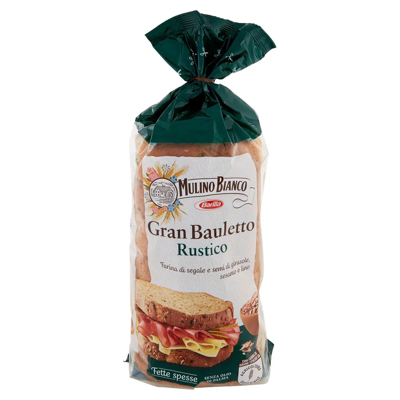 Biscuits Mulino Bianco | Gran Bauletto Rustico Mulino Bianco | Crackers Mulino Bianco | Biscuits italiens Mulino Bianco | 17,6 onces au total