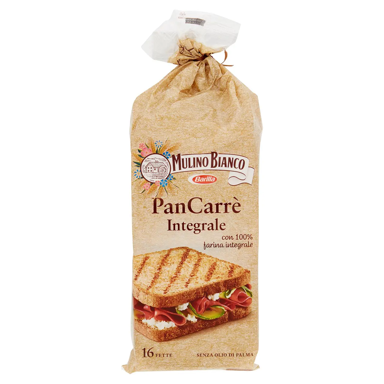 Mulino Bianco Biscuits | Mulino Bianco Pan Carrè Wholemeal Bread | Mulino Bianco Crackers | Mulino Bianco Italian Cookies | 11,1 Ounce Total