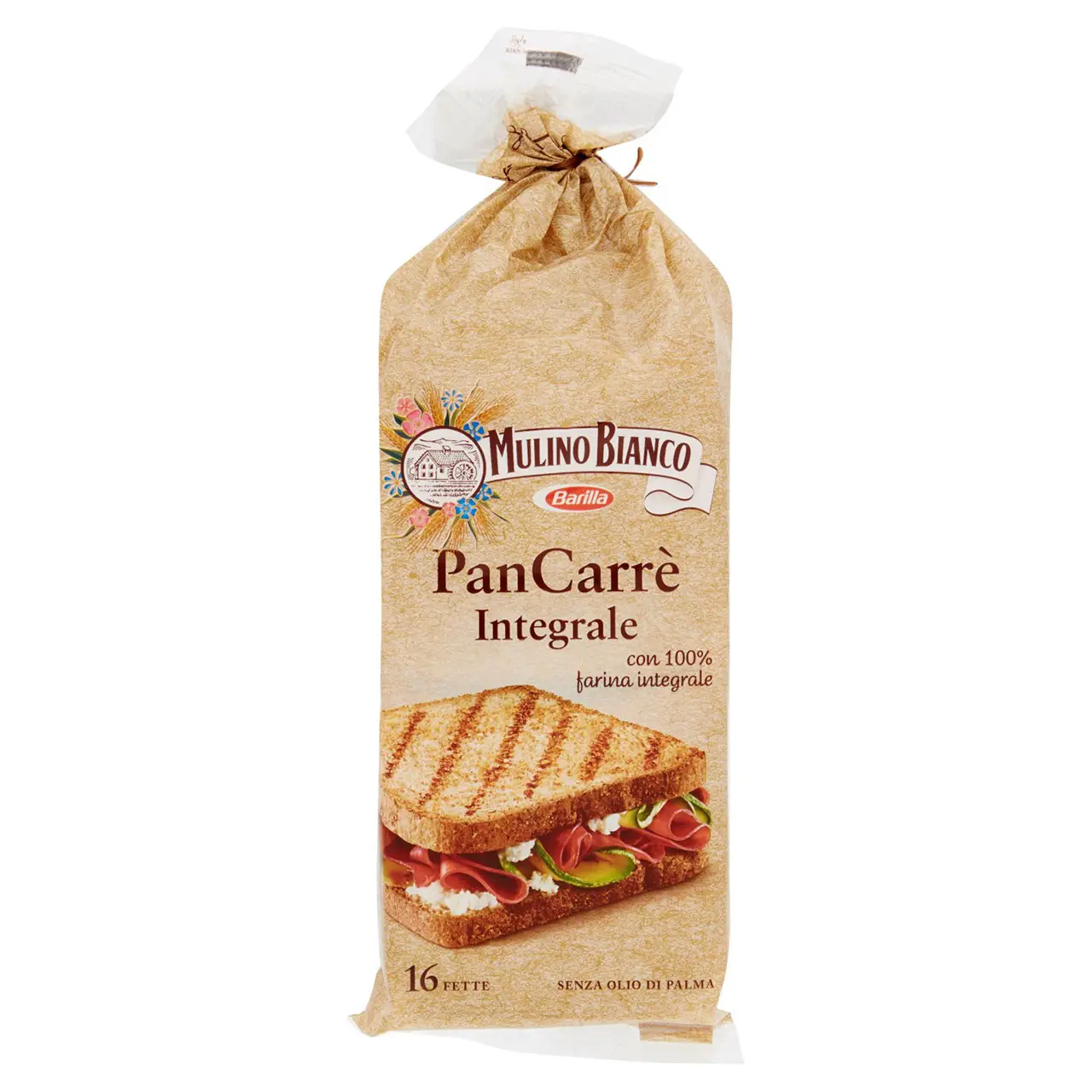 Mulino Bianco Biscuits | Mulino Bianco Pan Carrè Wholemeal Bread | Mulino Bianco Crackers | Mulino Bianco Italian Cookies | 11,1 Ounce Total - Image 5
