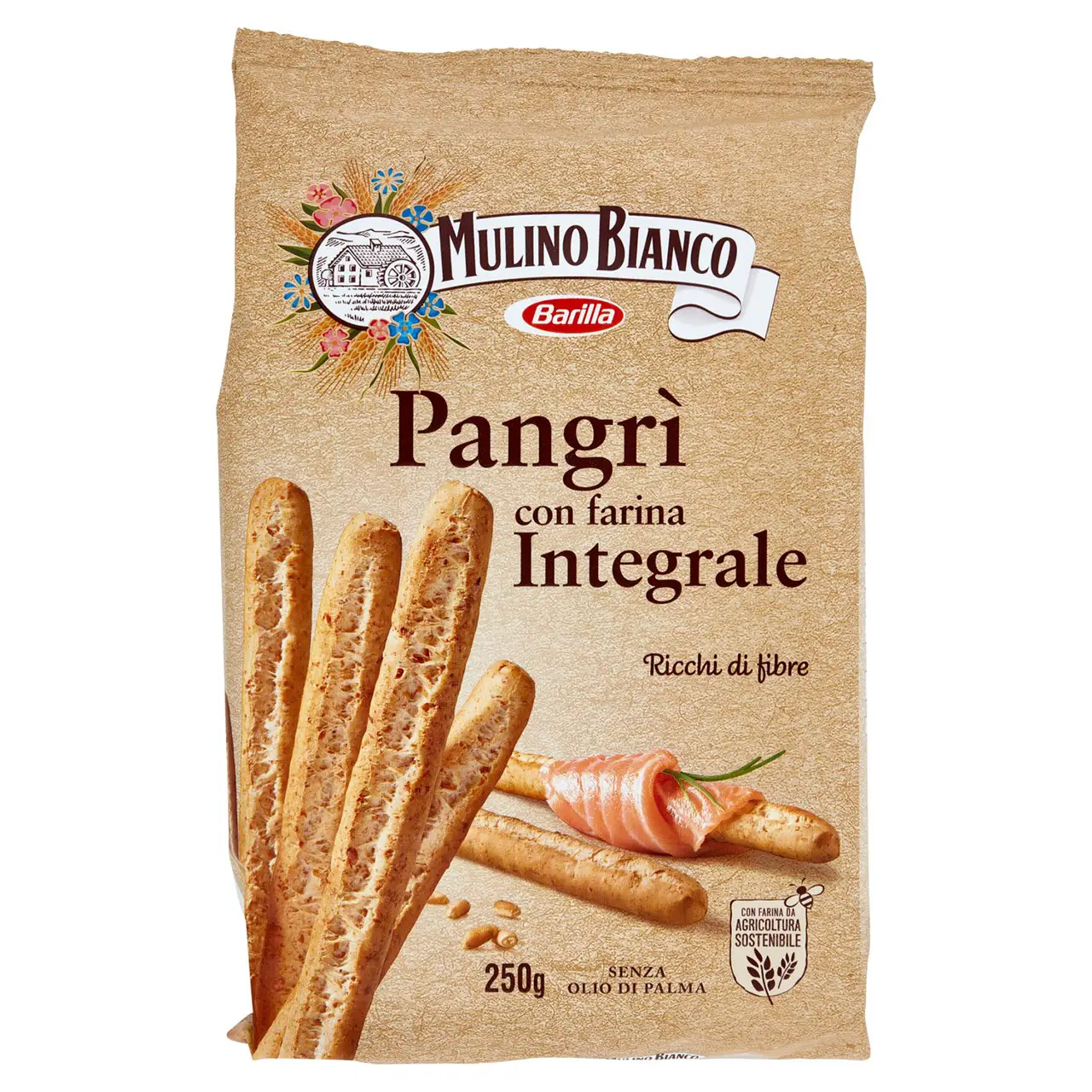 Mulino Bianco Biscuits | Mulino Bianco Pangrì | Mulino Bianco Crackers | Mulino Bianco Italian Cookies | 8,8 Ounce Total - Image 3