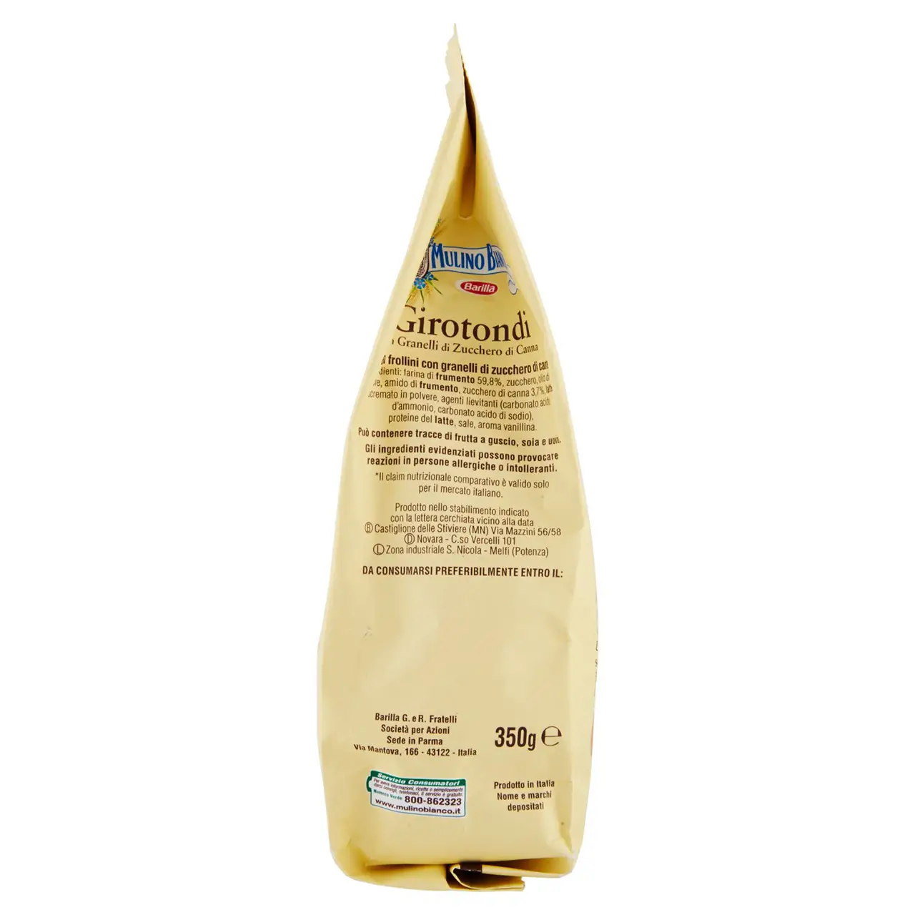 Mulino Bianco Biscuits | Mulino Bianco Girotondi With Cane Sugar Grains | Mulino Bianco Crackers | Mulino Bianco Italian Cookies | 12,3 Ounce Total - Image 2