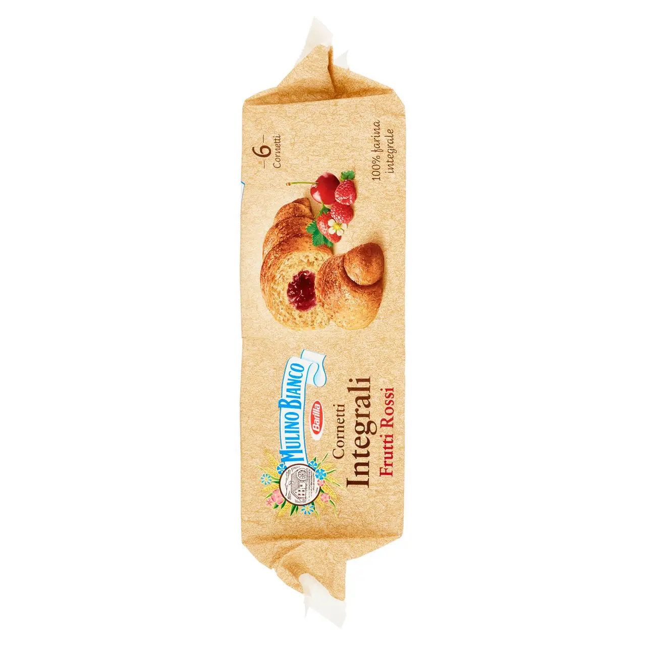 Mulino Bianco Biscuits | Mulino Bianco Whole Grain Croissants Red Fruits 6 Pieces | Mulino Bianco Crackers | Mulino Bianco Italian Cookies | 10,5 Ounce Total - Image 3