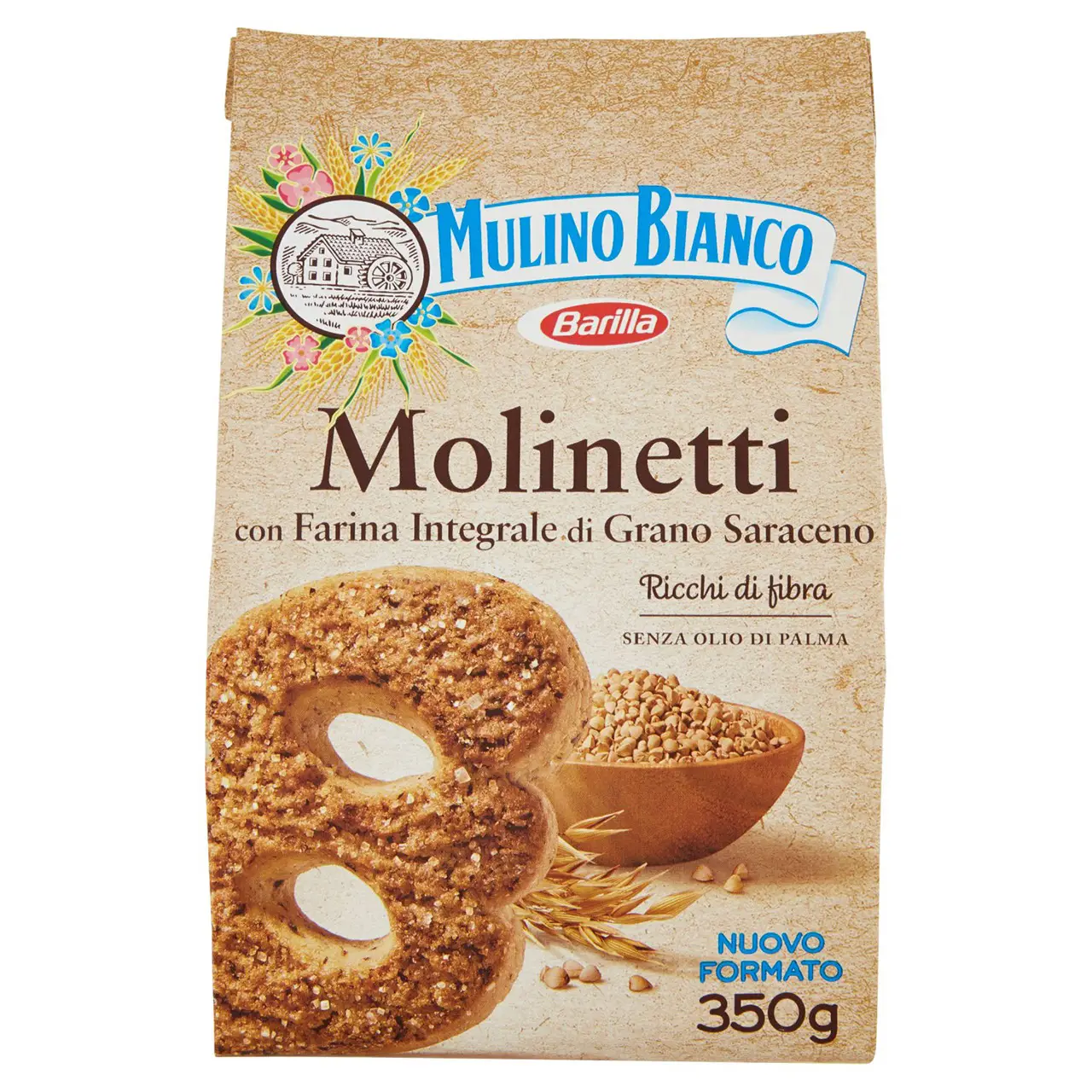 Mulino Bianco Biscuits | Mulino Bianco Molinetti | Mulino Bianco Crackers | Mulino Bianco Italian Cookies | 12,3 Ounce Total - Image 3