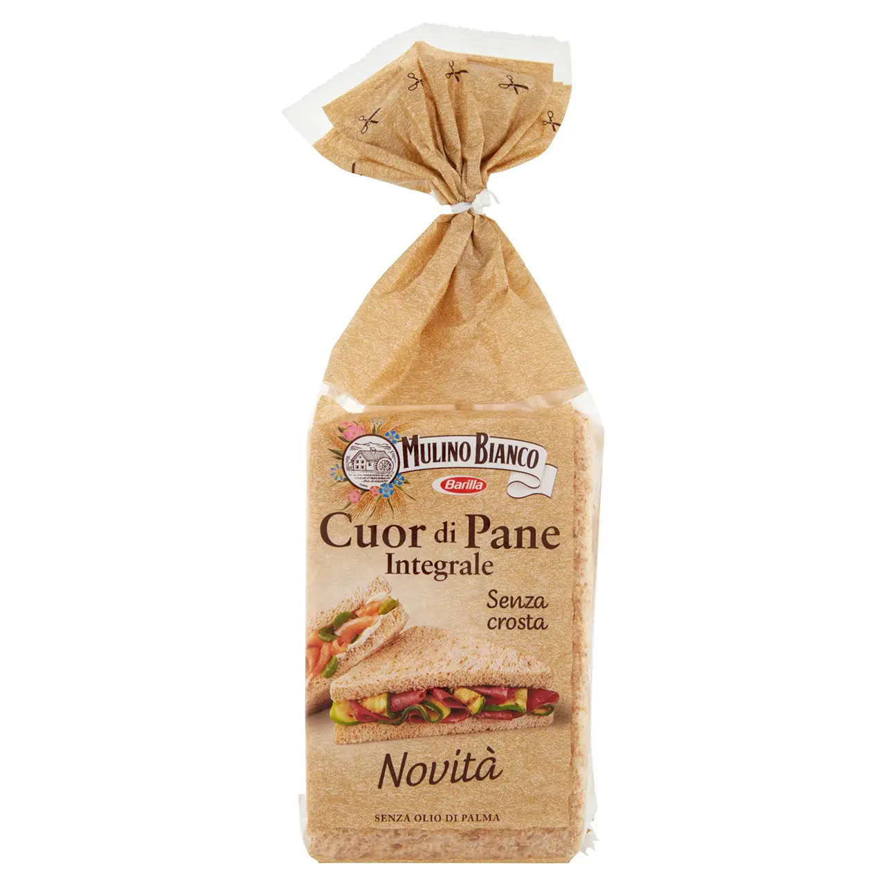 Mulino Bianco Biscuits | Mulino Bianco Cuor Di Pane Integrale Senza Crust | Mulino Bianco Crackers | Mulino Bianco Italian Cookies | 11,4 Ounce Total