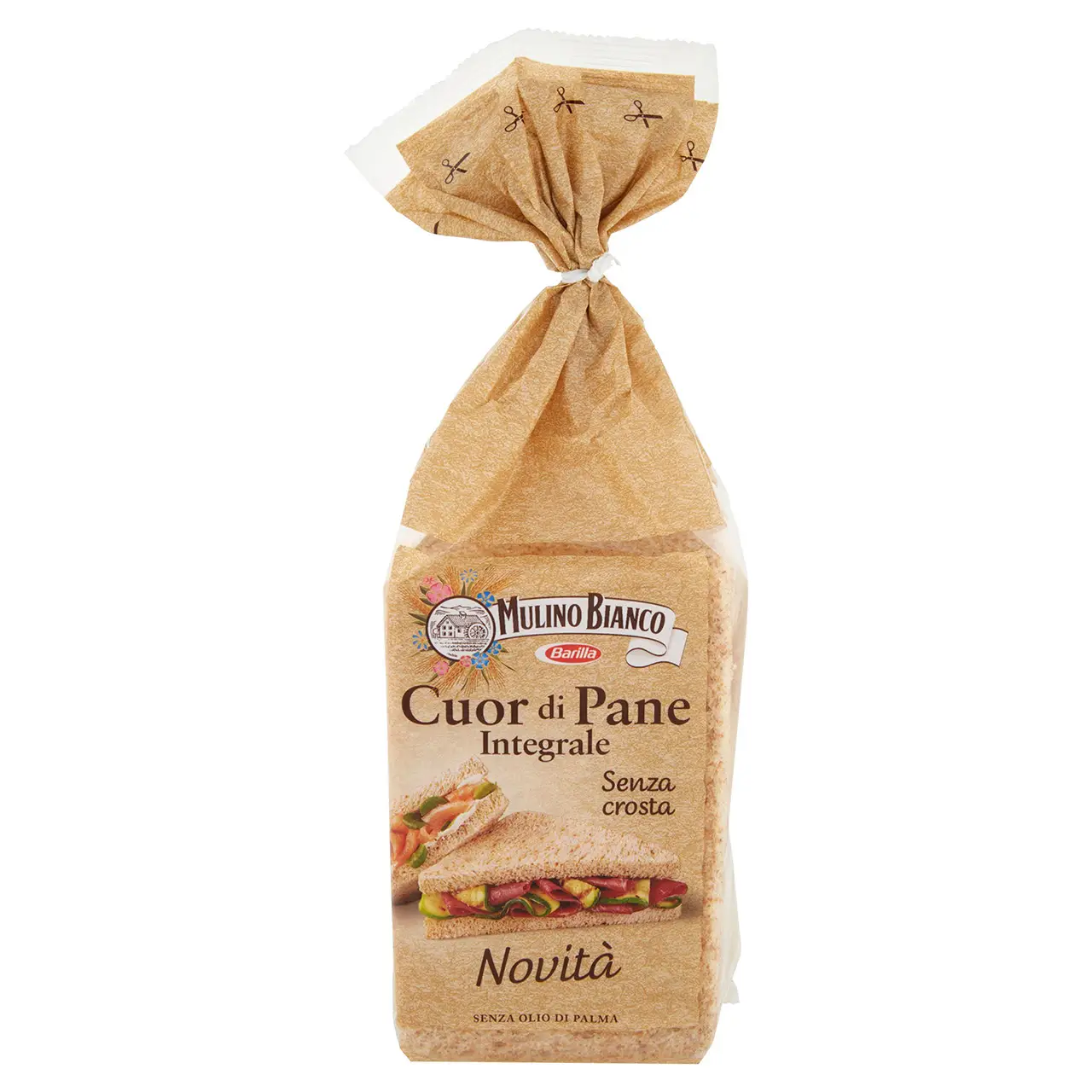 Mulino Bianco Biscuits | Mulino Bianco Cuor Di Pane Integrale Senza Crust | Mulino Bianco Crackers | Mulino Bianco Italian Cookies | 11,4 Ounce Total - Image 2