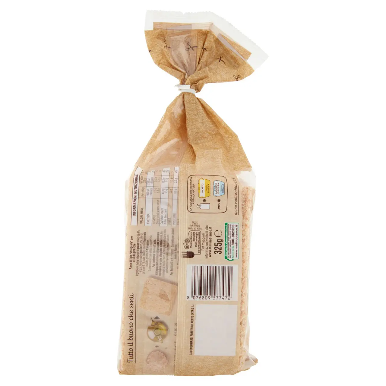 Mulino Bianco Biscuits | Mulino Bianco Cuor Di Pane Integrale Senza Crust | Mulino Bianco Crackers | Mulino Bianco Italian Cookies | 11,4 Ounce Total - Image 6