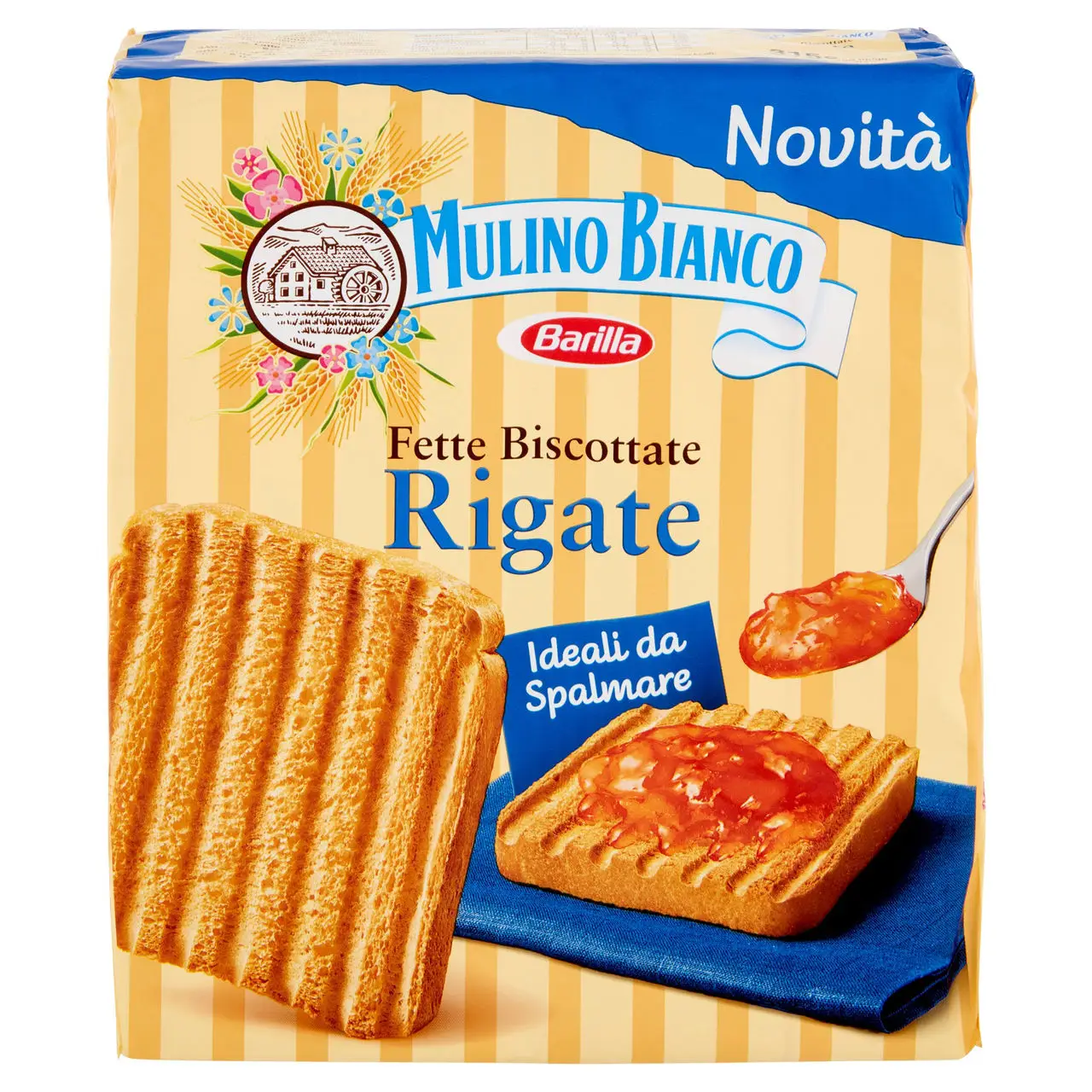 Mulino Bianco Biscuits | Mulino Bianco Fette Biscottate Rigate | Mulino Bianco Crackers | Mulino Bianco Italian Cookies | 11,1 Ounce Total - Image 3