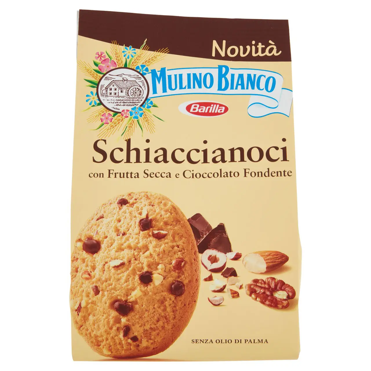 Mulino Bianco Biscuits | Mulino Bianco Nutcracker With Dried Fruit & Dark Chocolate | Mulino Bianco Crackers | Mulino Bianco Italian Cookies | 10,5 Ounce Total - Image 2