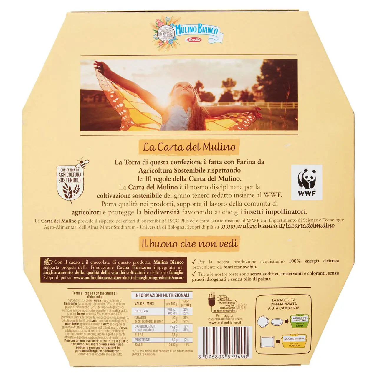 Mulino Bianco Biscuits | Mulino Bianco Cocoa Cake | Mulino Bianco Crackers | Mulino Bianco Italian Cookies | 20,8 Ounce Total - Image 4