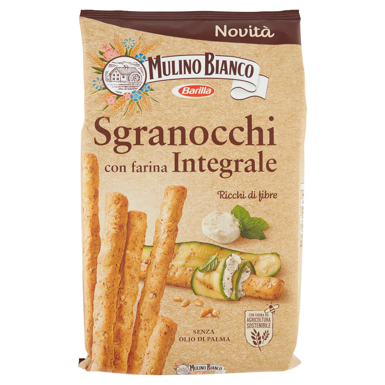 Mulino Bianco Biscuits | Mulino Bianco Whole Wheat Munchies | Mulino Bianco Crackers | Mulino Bianco Italian Cookies | 7 Ounce Total