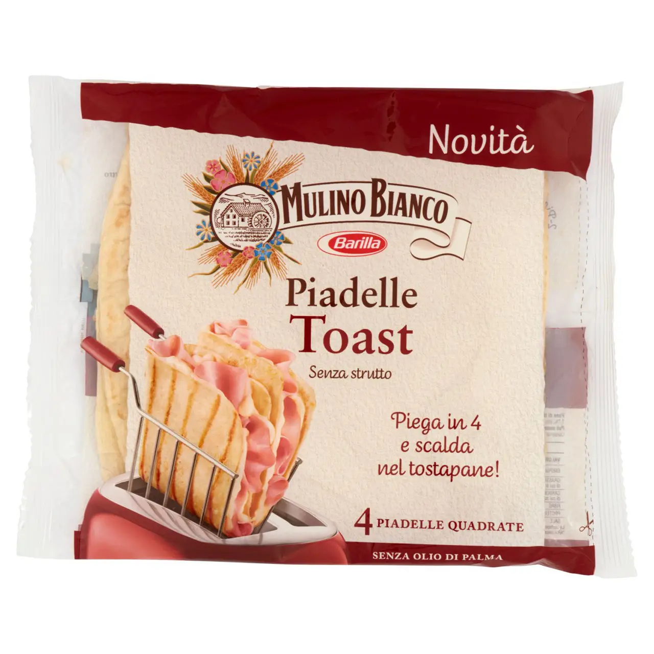 Mulino Bianco Biscuits | Mulino Bianco Piadina Piadelle Toast | Mulino Bianco Crackers | Mulino Bianco Italian Cookies | 8,4 Ounce Total - Image 4