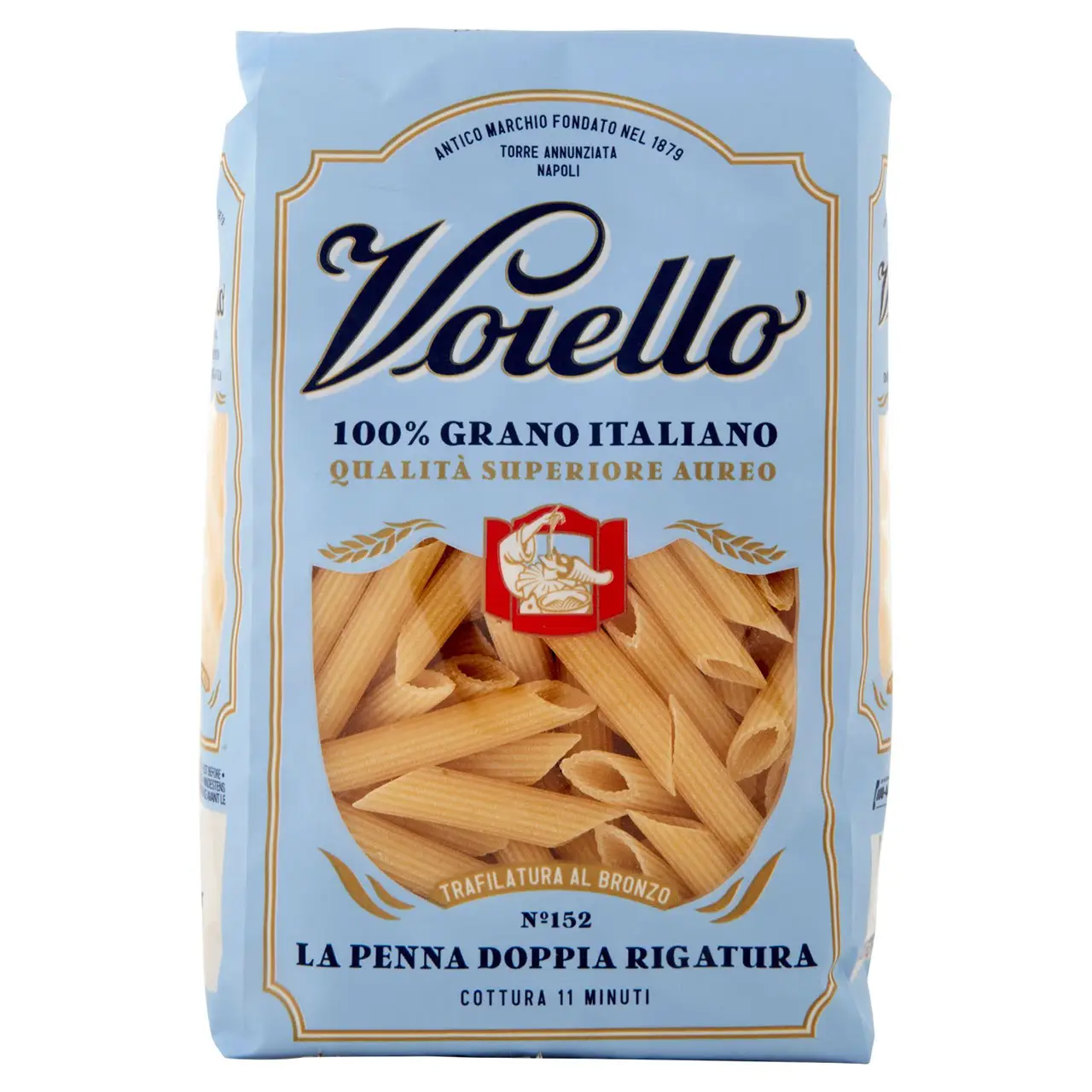 Voiello Pasta | Voiello Pasta La Penna Doppia Rigatura N°152 | Bucatini Voiello Pasta | Italian Pasta | 17,6 Ounce Total - Image 3