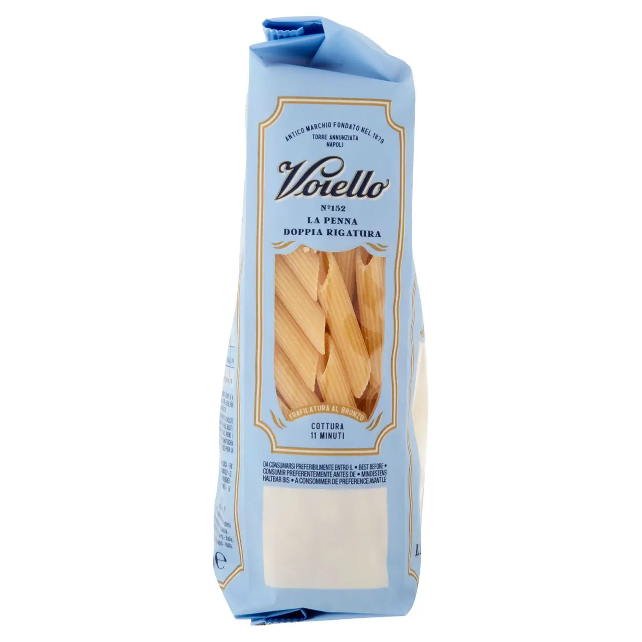 Voiello Pasta | Voiello Pasta La Penna Doppia Rigatura N°152 | Bucatini Voiello Pasta | Italian Pasta | 17,6 Ounce Total - Image 6