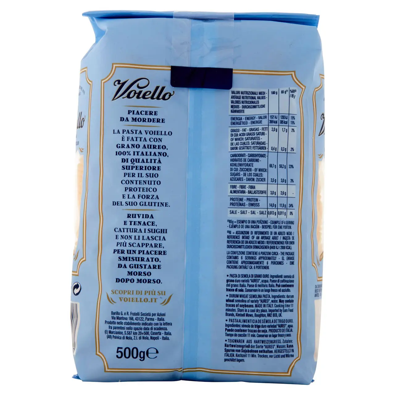 Voiello Pasta | Voiello Il Fusillo | Bucatini Voiello Pasta | Italian Pasta | 17,6 Ounce Total - Image 7