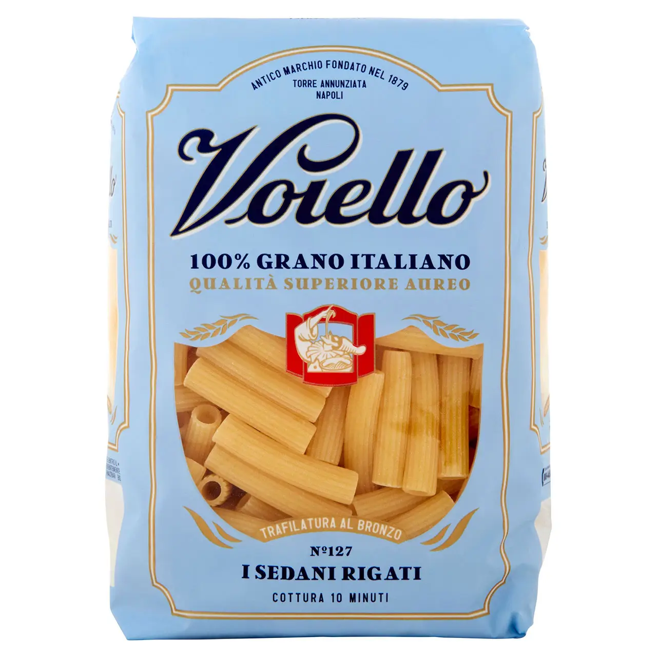 Voiello Pasta | Voiello I Sedani Rigati | Bucatini Voiello Pasta | Italian Pasta | 17,6 Ounce Total
