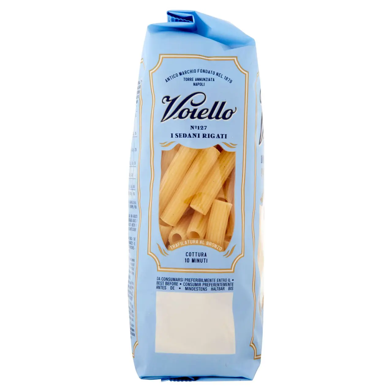 Voiello Pasta | Voiello I Sedani Rigati | Bucatini Voiello Pasta | Italian Pasta | 17,6 Ounce Total - Image 7