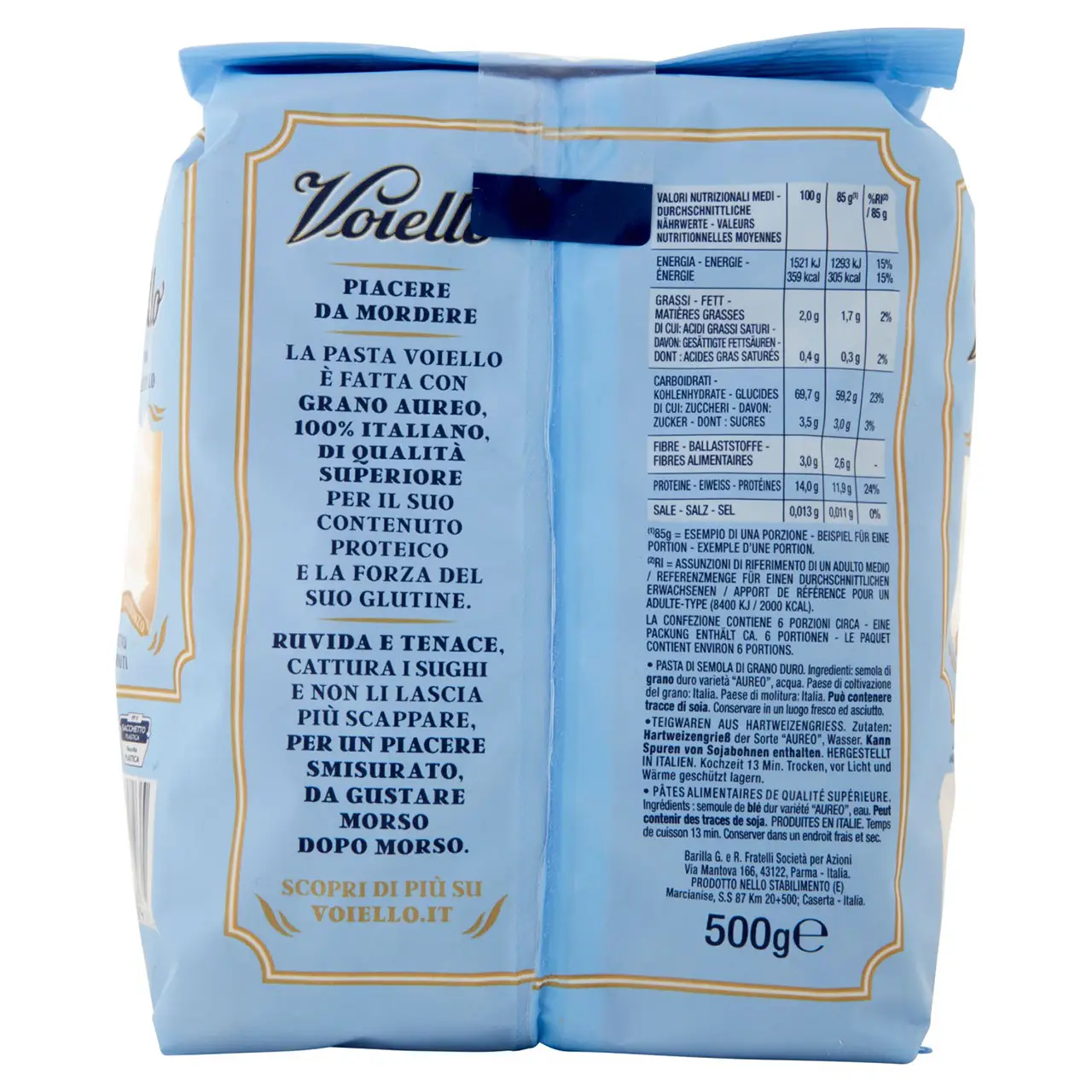Voiello Pasta | Voiello Il Gran Fusillo | Bucatini Voiello Pasta | Italian Pasta | 17,6 Ounce Total - Image 6