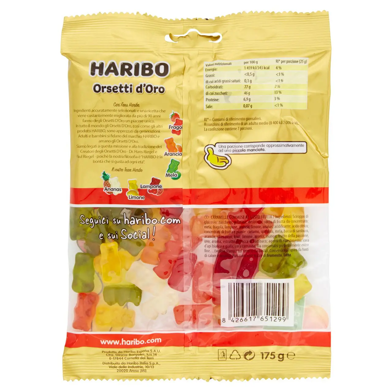 Haribo Licorice | Haribo Golden Bears | Haribo Gummies | Haribo Candy | 6,1 Ounce Total - Image 6