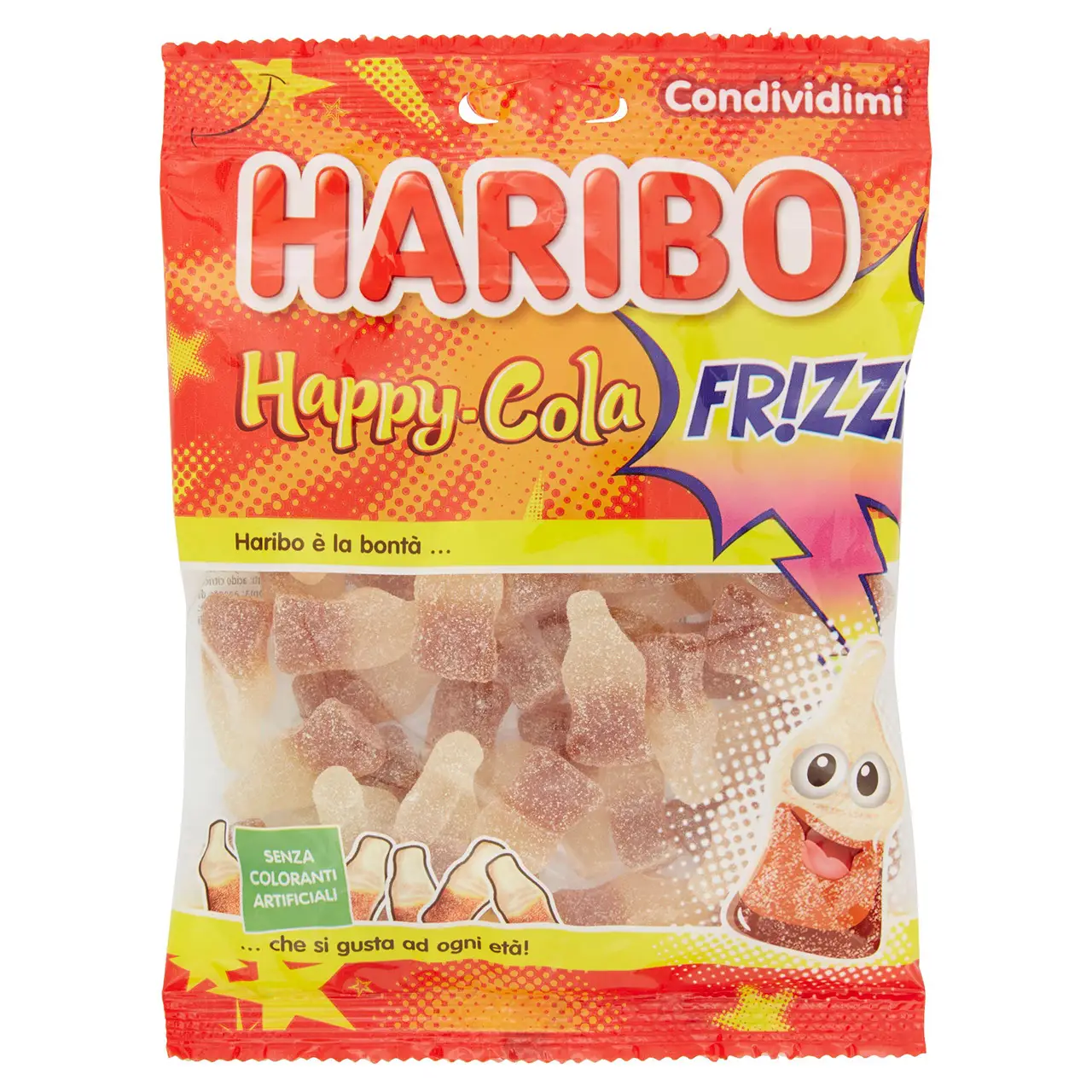 Haribo Licorice | Haribo Happy-Cola Fr!Zzi | Haribo Gummies | Haribo Candy | 6,1 Ounce Total