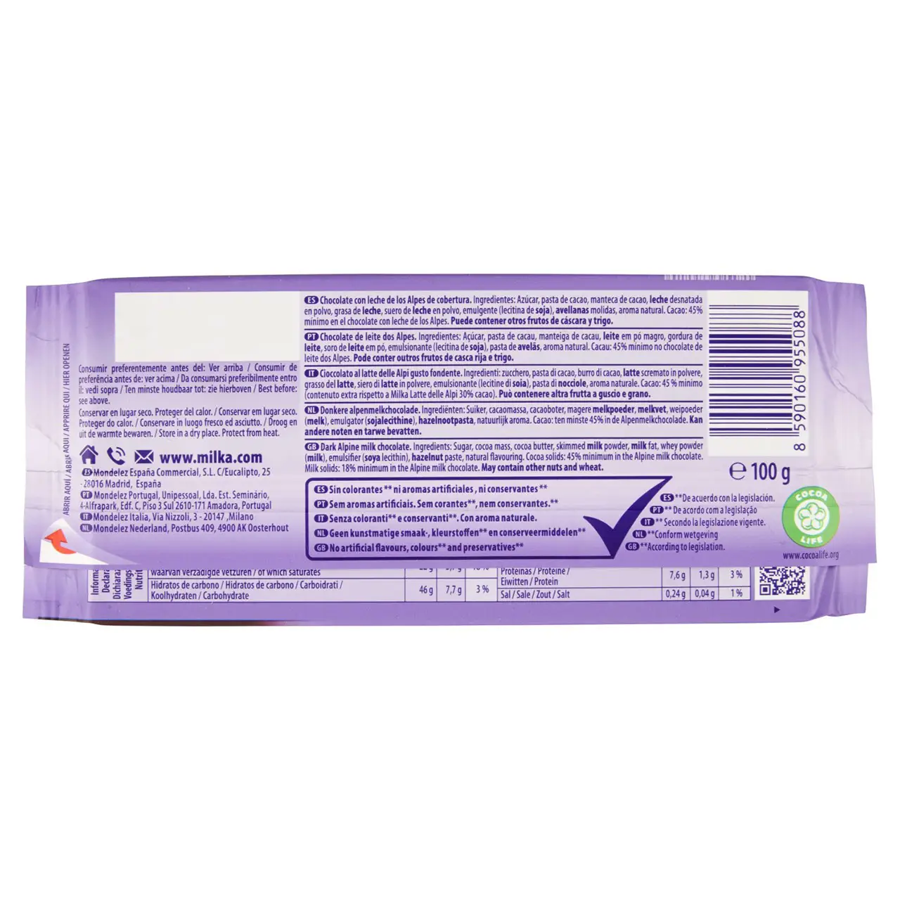 Milka Chocolate | Milka Extra Cacao | Chocolate Milka | Milka Chocolate Bars | 3,5 Ounce Total - Image 7
