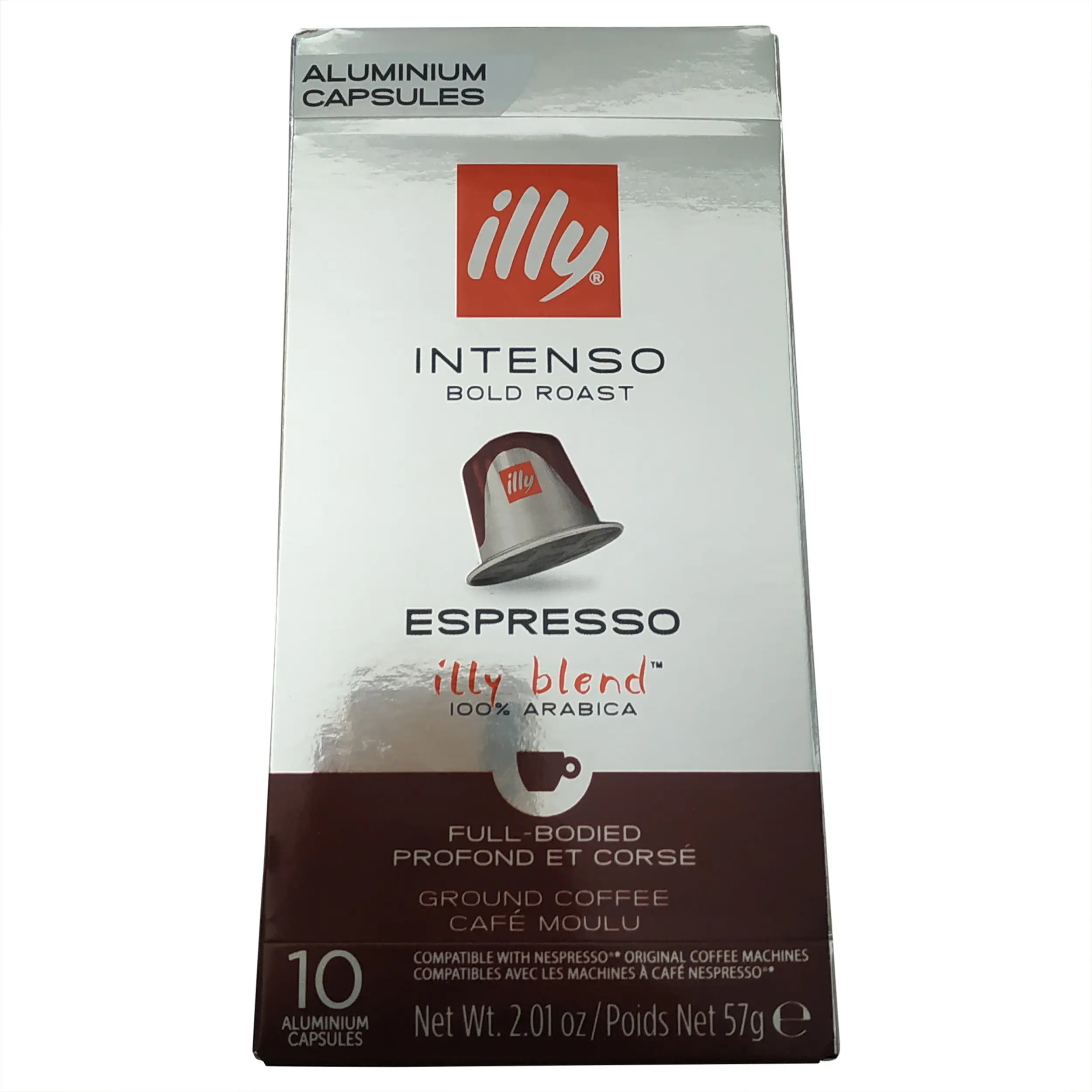 Illy Espresso Pods | Illy Coffee Capsules | 10 Espresso Coffee Cups | Illy Coffee Pods | 2.01 Ounce Total Weight