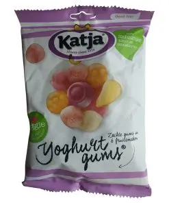 Bonbons Katjes | Bonbons sans gluten | Goûtez dès aujourd'hui les bonbons au yaourt | Bonbons au yaourt | Poids total : 347 g