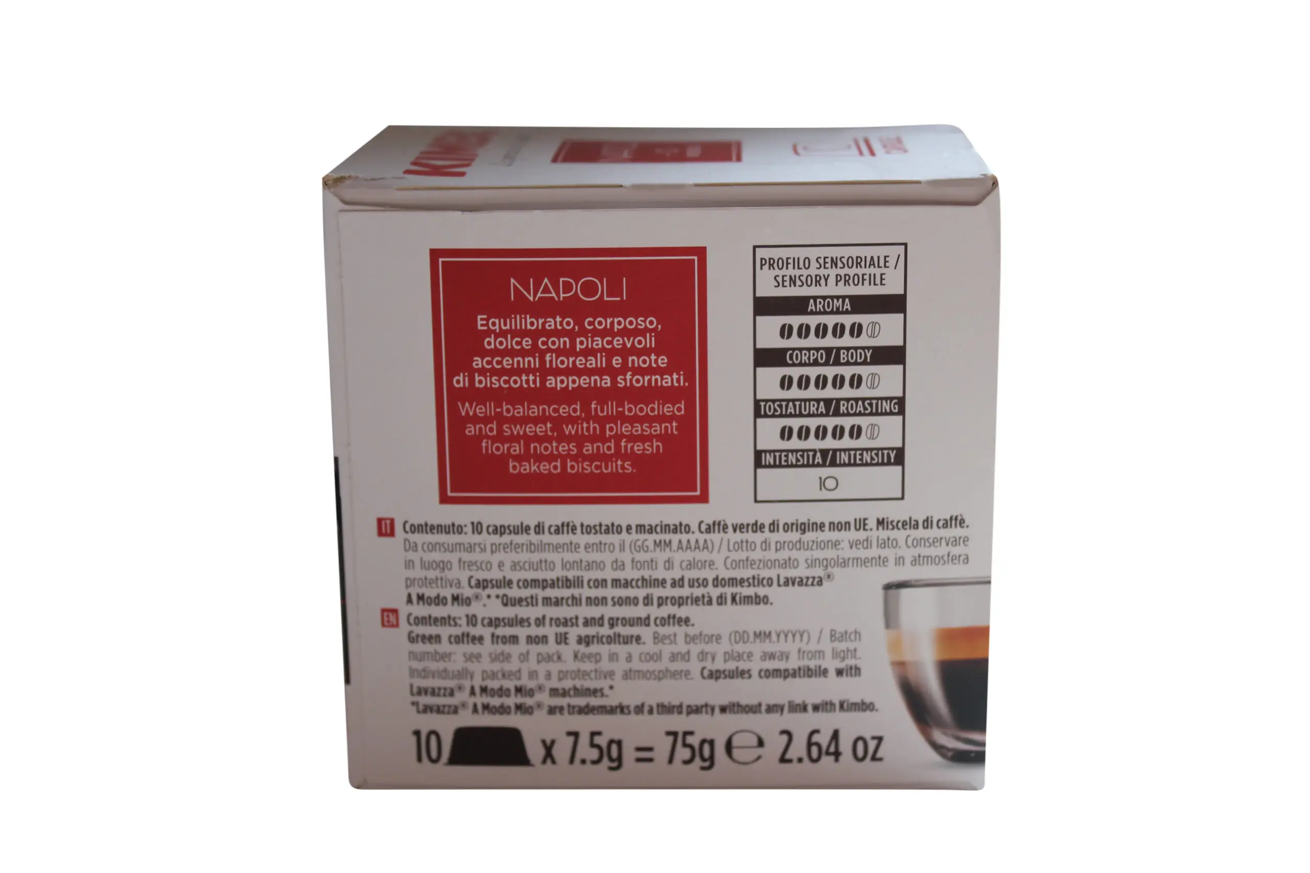 Kimbo Espresso | Kimbo | Kimbo Espresso Naples | Kimbo Pods | 2.64 Ounce Total Weight - Image 3