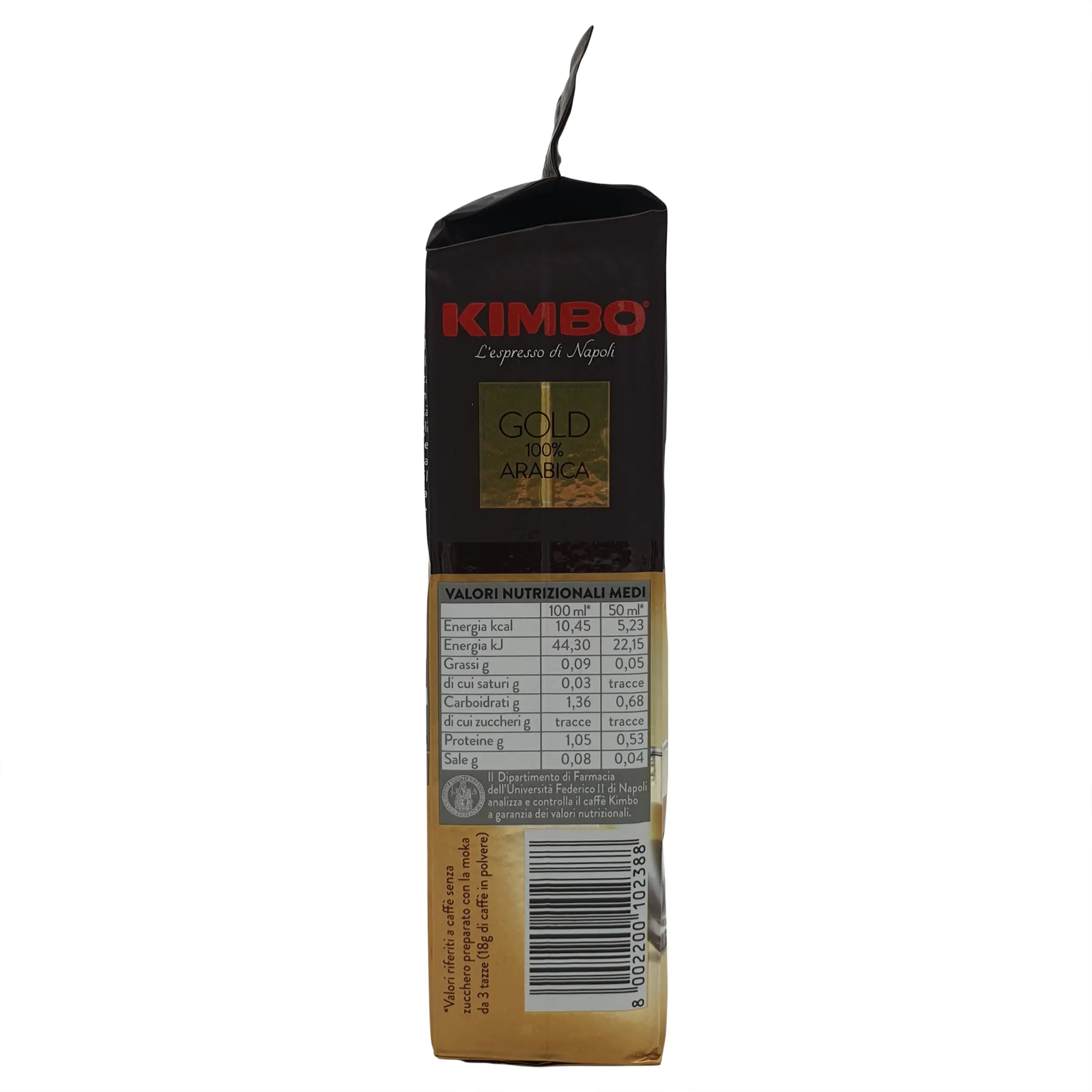 Kimbo Espresso | Kimbo Gold | Kimbo, Gold 100% Arabica 250 G | Kimbo | 8.81 Ounce Total Weight - Image 6