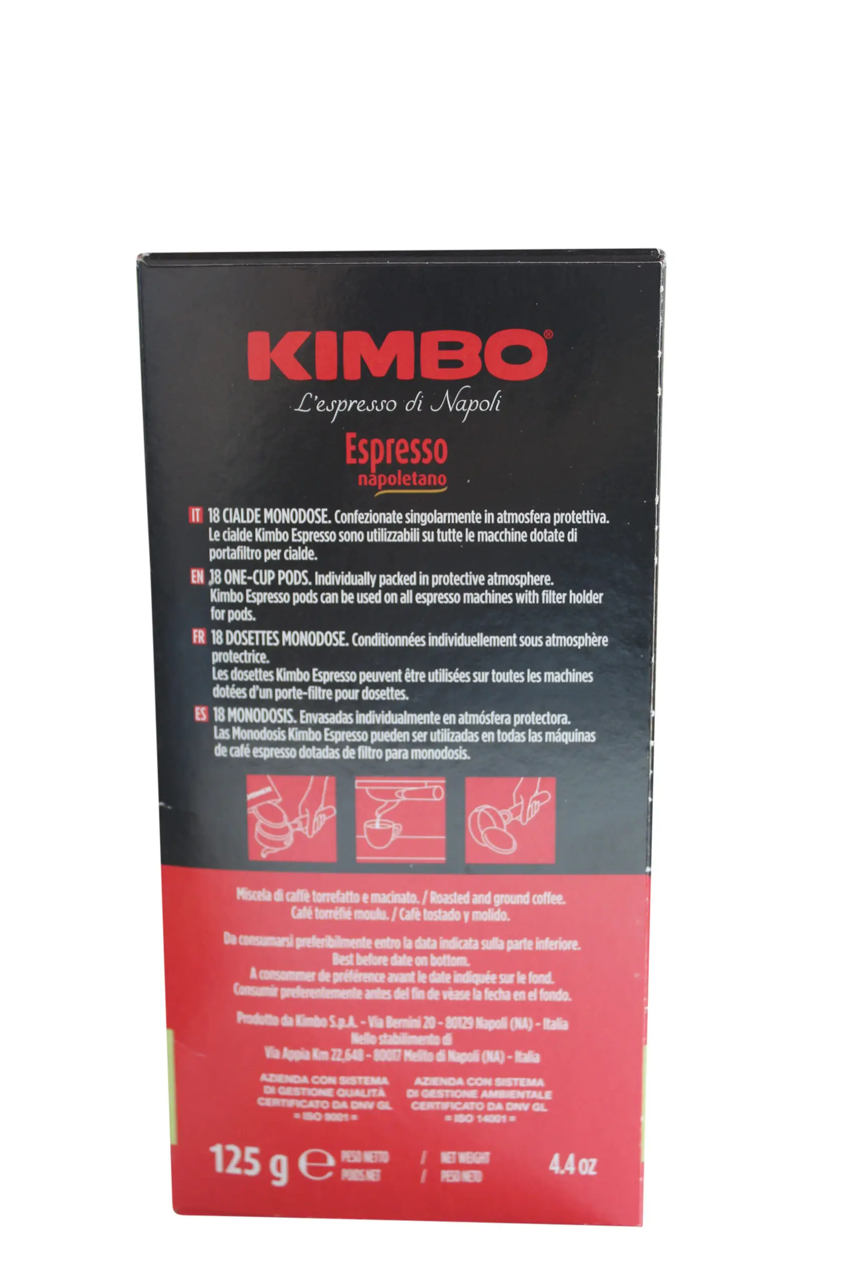 Kimbo Espresso | Kimbo | Kimbo Nespresso Coffee | Kimbo Nespresso | 4.4 Ounce Total Weight - Image 4