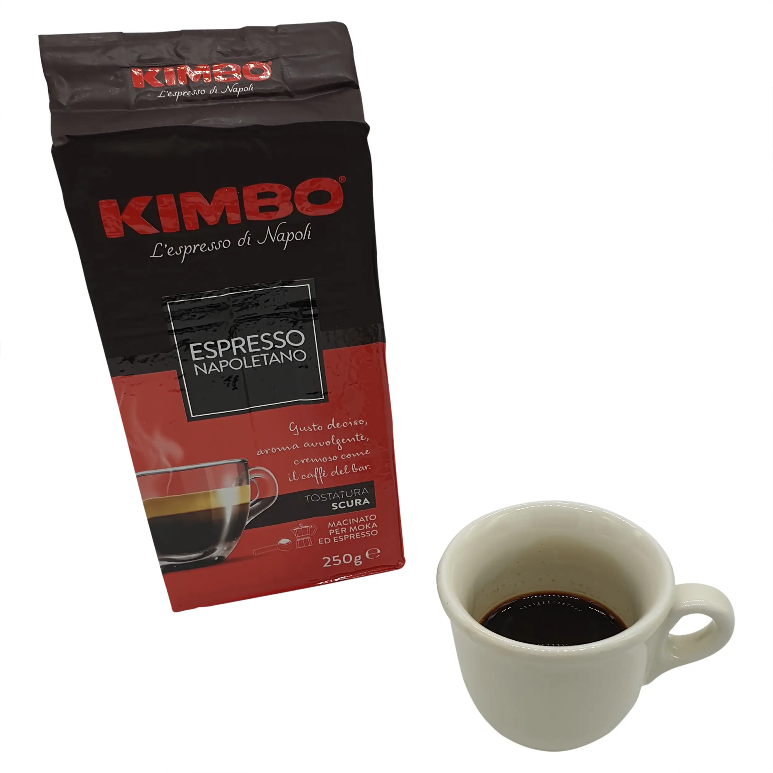 Kimbo Espresso | Kimbo | Kimbo, Espresso Napoletano Conf. 2X250 G | Kimbo Espresso Ground | 17.63 Ounce Total Weight - Image 2