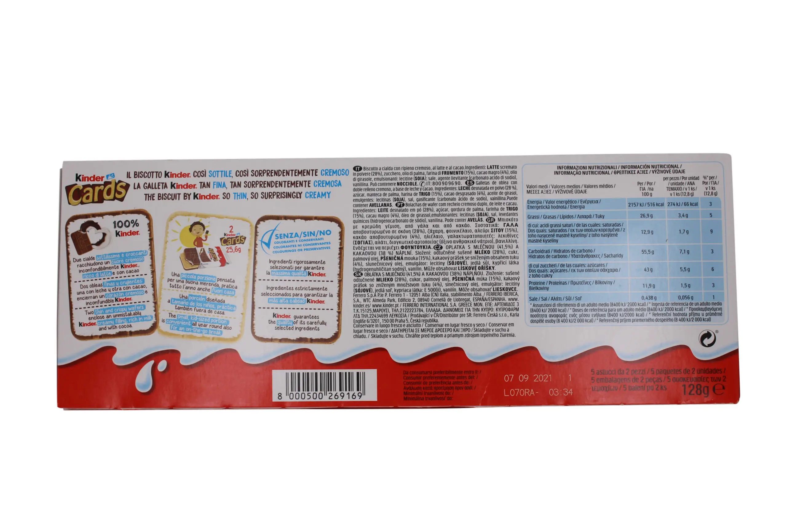 Kinder Cards | Kinder  | Kinder Cards Wafer | Kinder Wafer | 4.51 Ounce Total Weight - Image 4