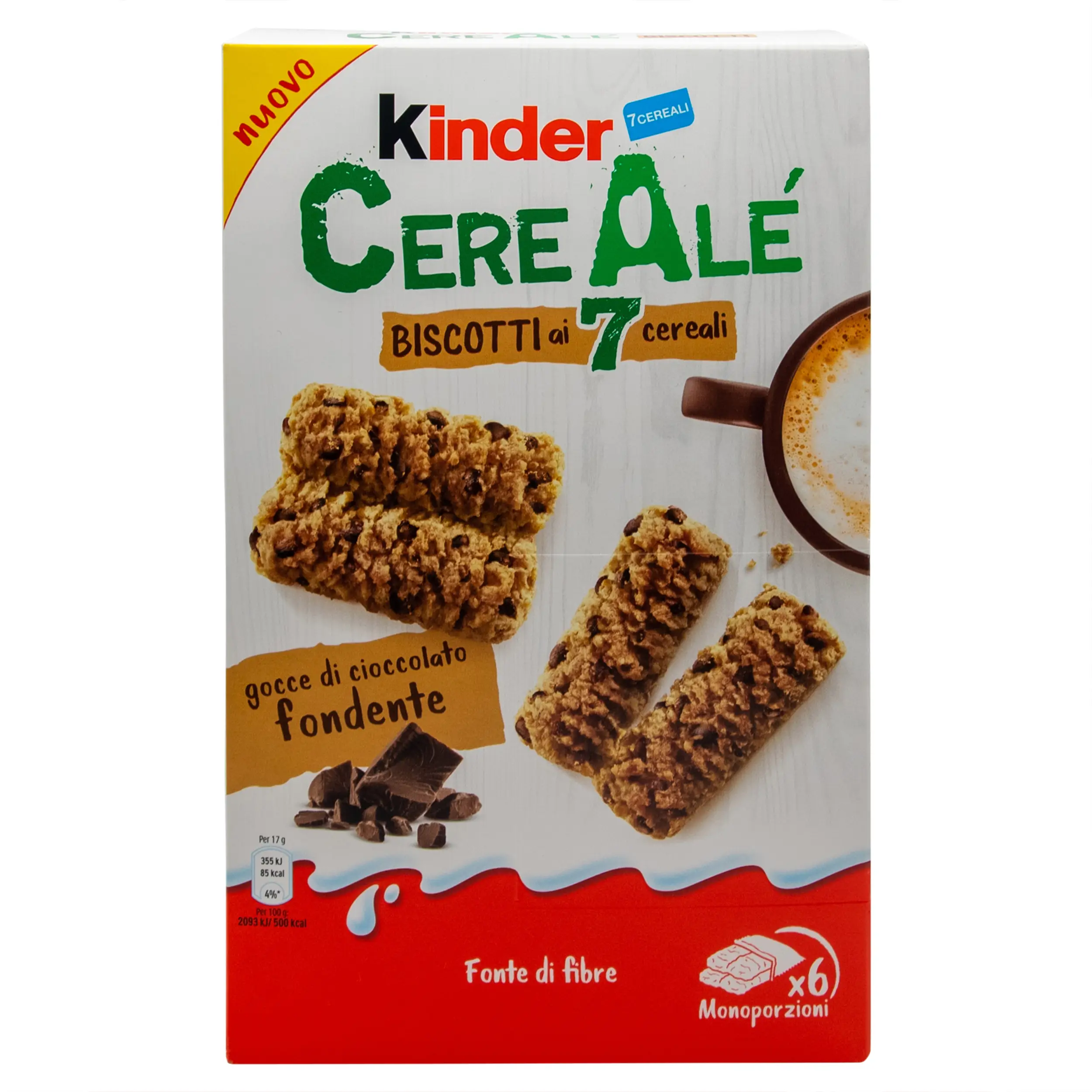 Kinder Bar | Kinder Milk Chocolate | Kinder Cereal Cookies with Chocolate Drops | Kinder Chocolate Bar | 7.19 Ounce Total Weight - Image 6