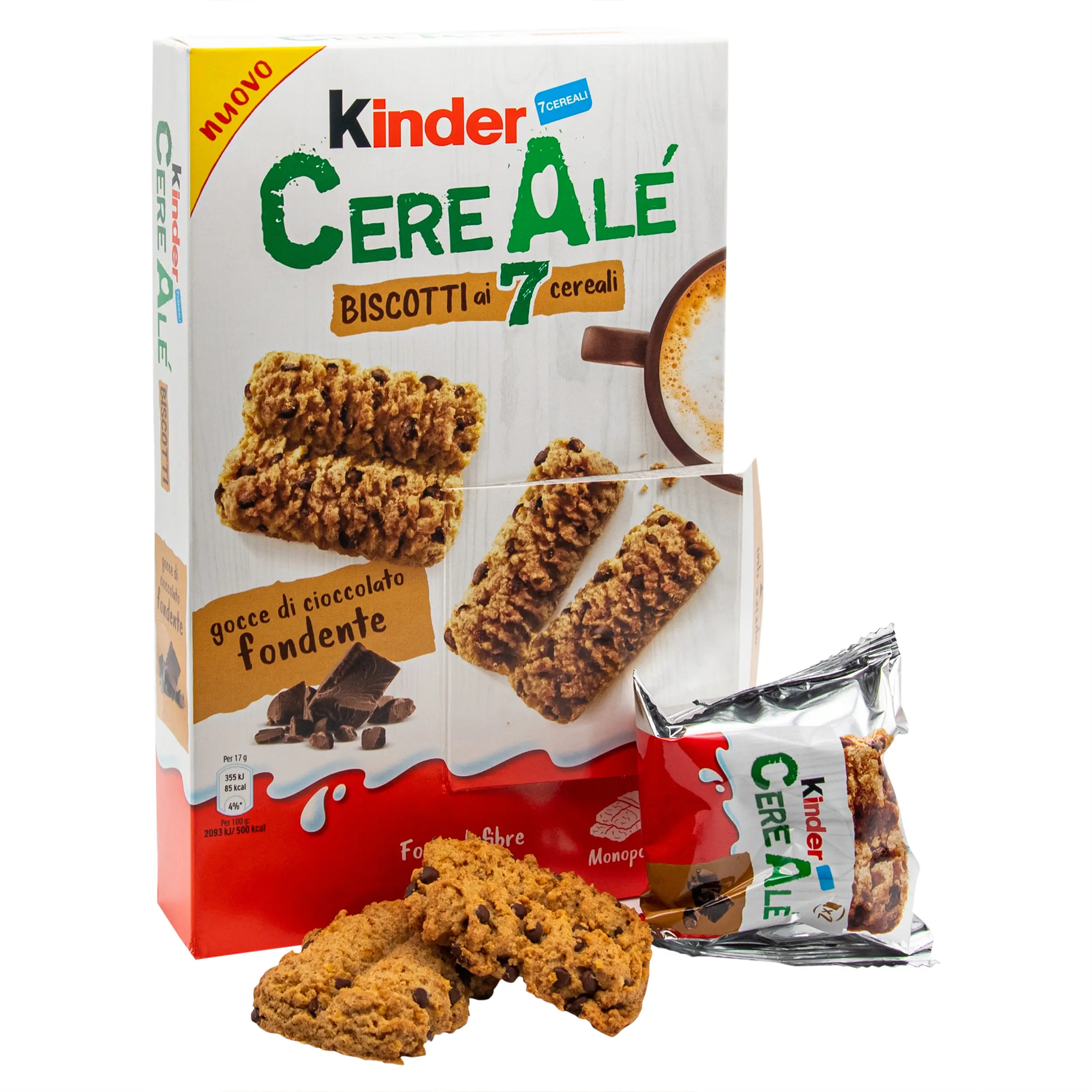 Kinder Bar | Kinder Milk Chocolate | Kinder Cereal Cookies with Chocolate Drops | Kinder Chocolate Bar | 7.19 Ounce Total Weight