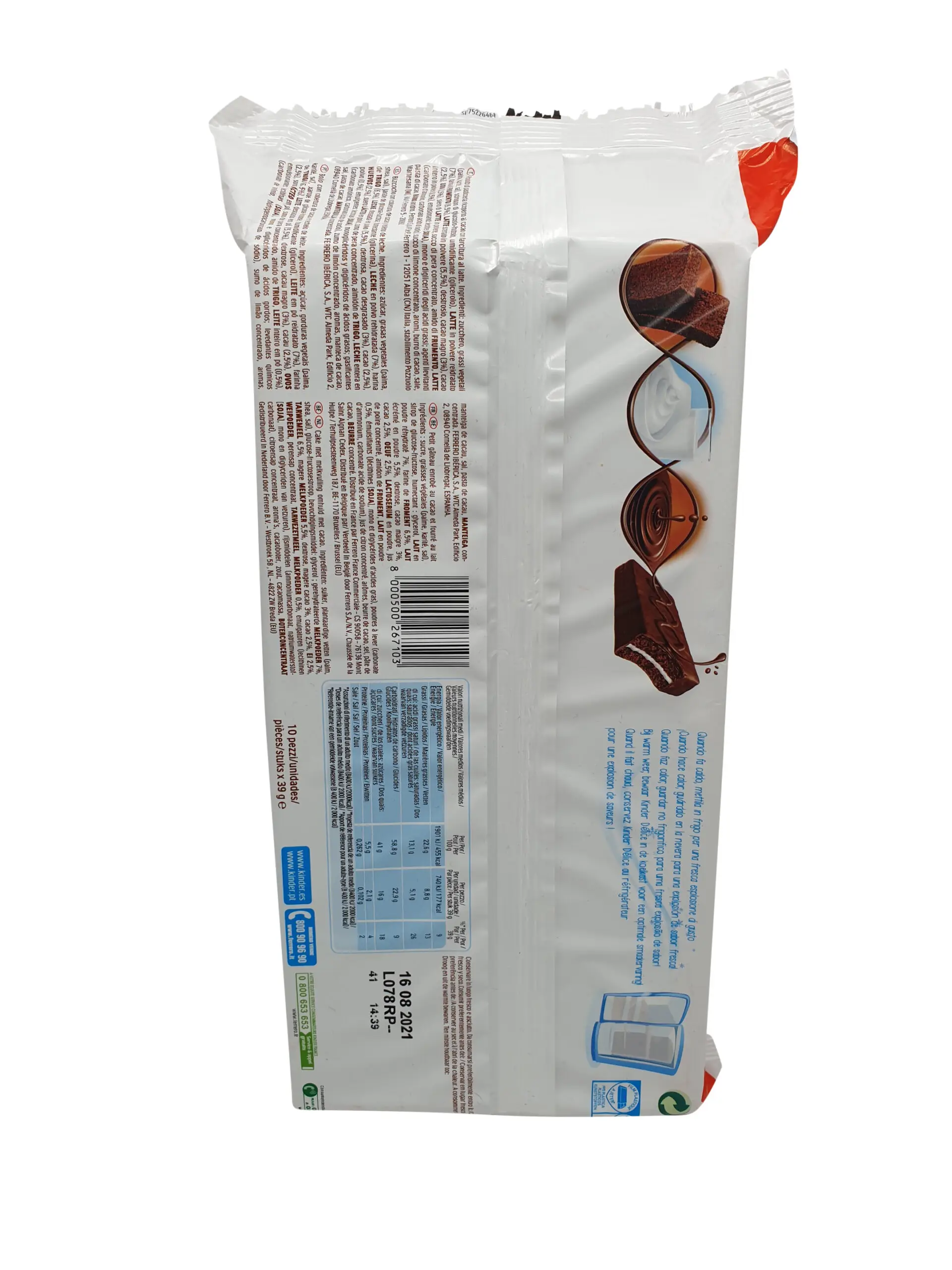 Kinder Delice | Delice | Kinder Delice Biscuit | Kinder | 13.75 Ounce Total Weight - Image 3