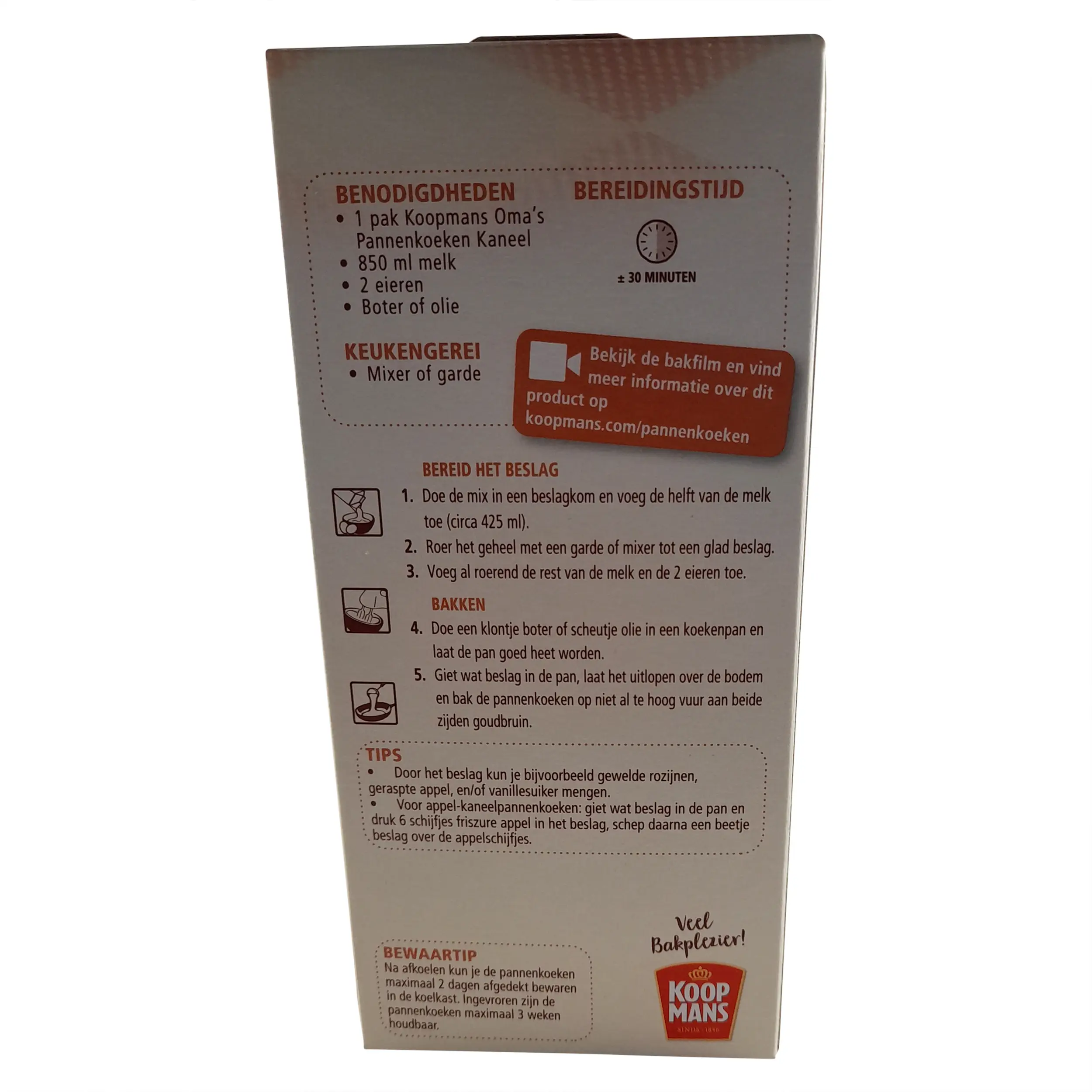 Dutch Pancakes | Gourmet Pancake Mix | Dutch Pancakes | Gourmet Pancake Mix | | Koopmans | 14.1 Ounce Total Weight | Koopmans | 14.1 Ounce Total Weight - Image 5