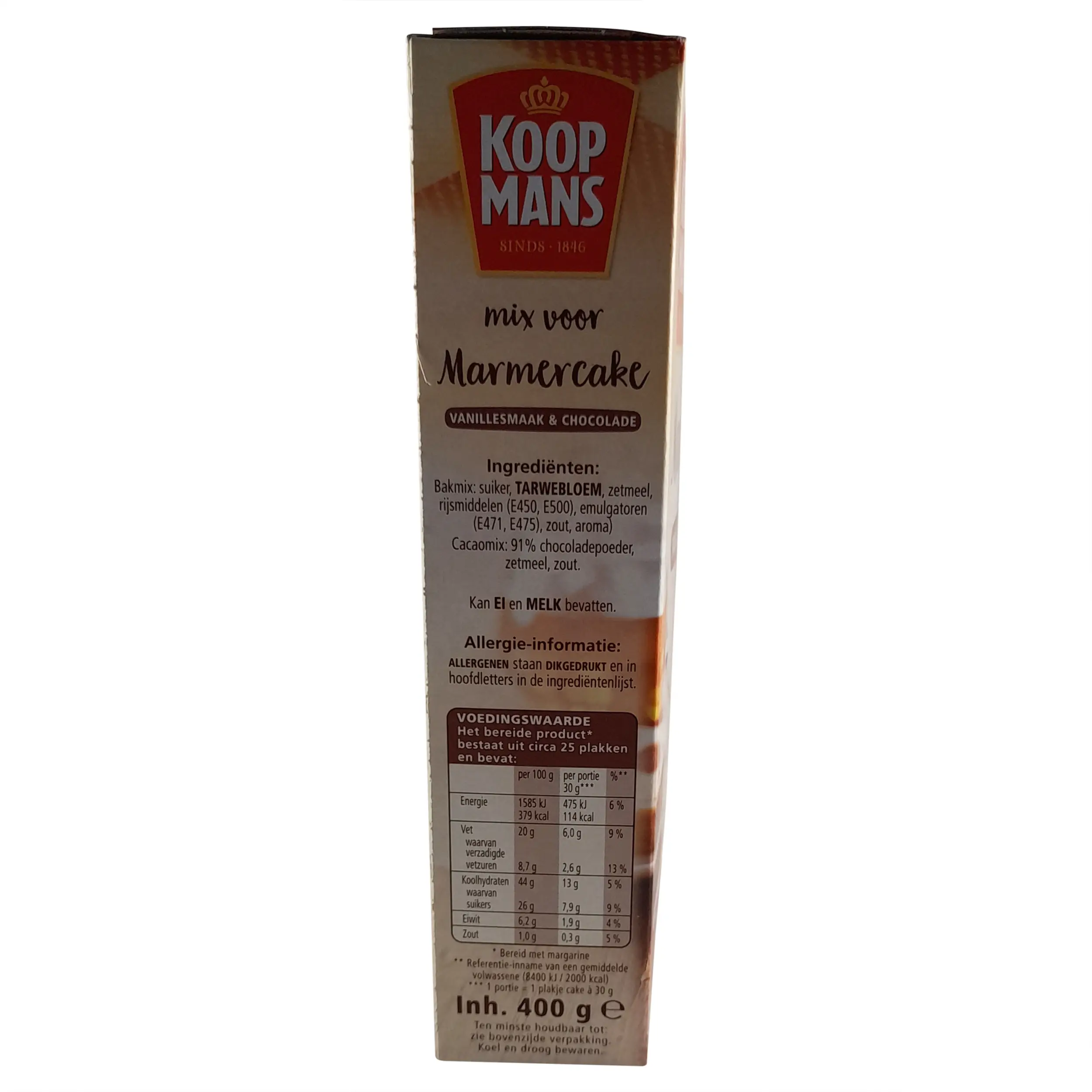 Marble Cake | Marble Cake Mix | Marble Cake | Marble Cake Mix | | Box Cake Mix | 14.1 Ounce Total Weight | Koopmans | 14.1 Ounce Total Weight - Image 2