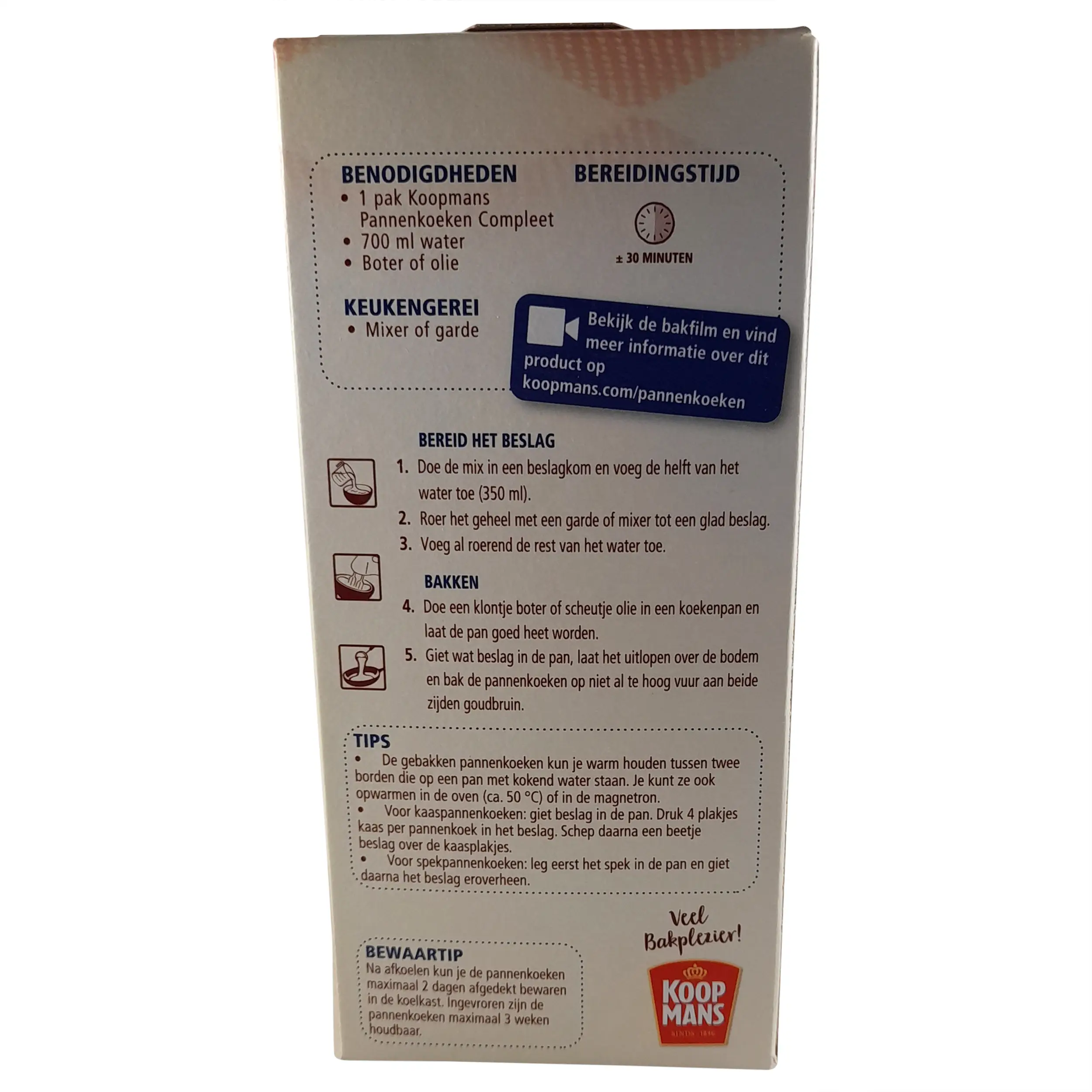 Dutch Pancakes | Gourmet Pancake Mix | Dutch Pancakes | Gourmet Pancake Mix | | Koopmans | 14.1 Ounce Total Weight | Koopmans | 14.1 Ounce Total Weight - Image 4