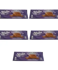 Chocolat Milka | Tablettes de chocolat Milka | Chocolat Milka |  Lot de 5 produits | Poids total : 47,61 oz