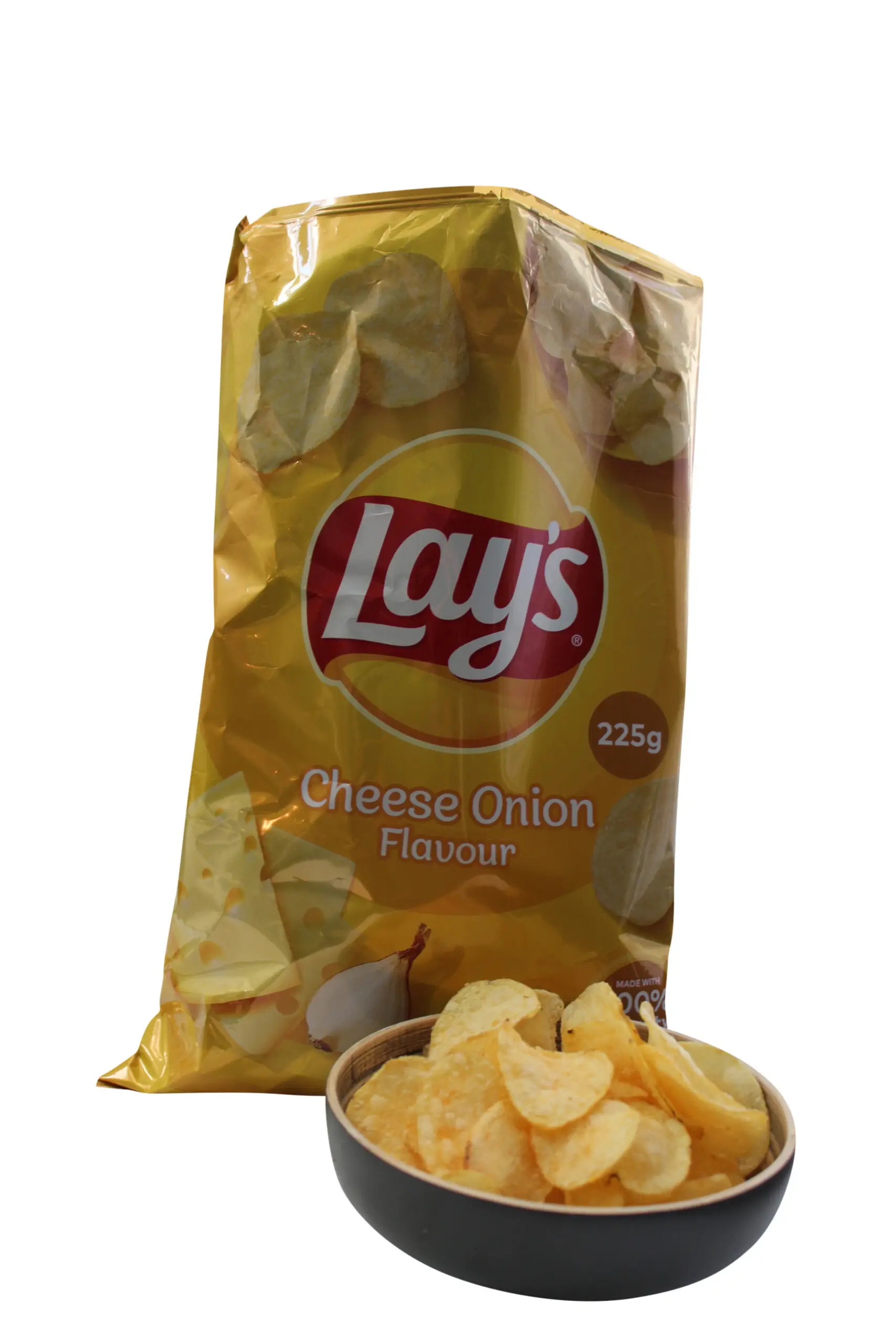 Batatas fritas Lays | Lays | Batatas fritas Lays cebola e queijo | Lays cebola | Peso total 7,93 onças - Image 4