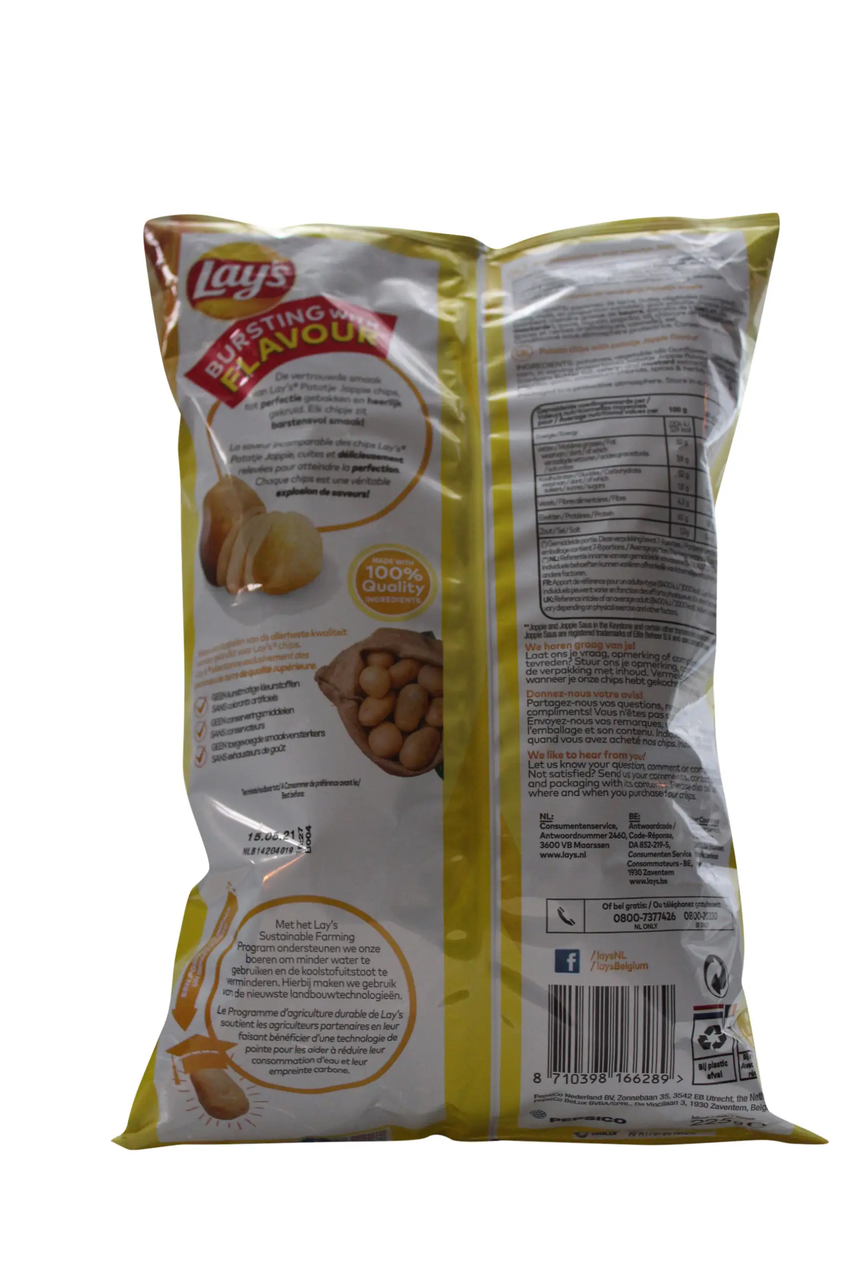 Lays Crisps | Patatje Joppie | Lays Patatje Joppie | Patatje Joppie Lays | Gesamtgewicht 7,93 Unzen – Bild 3