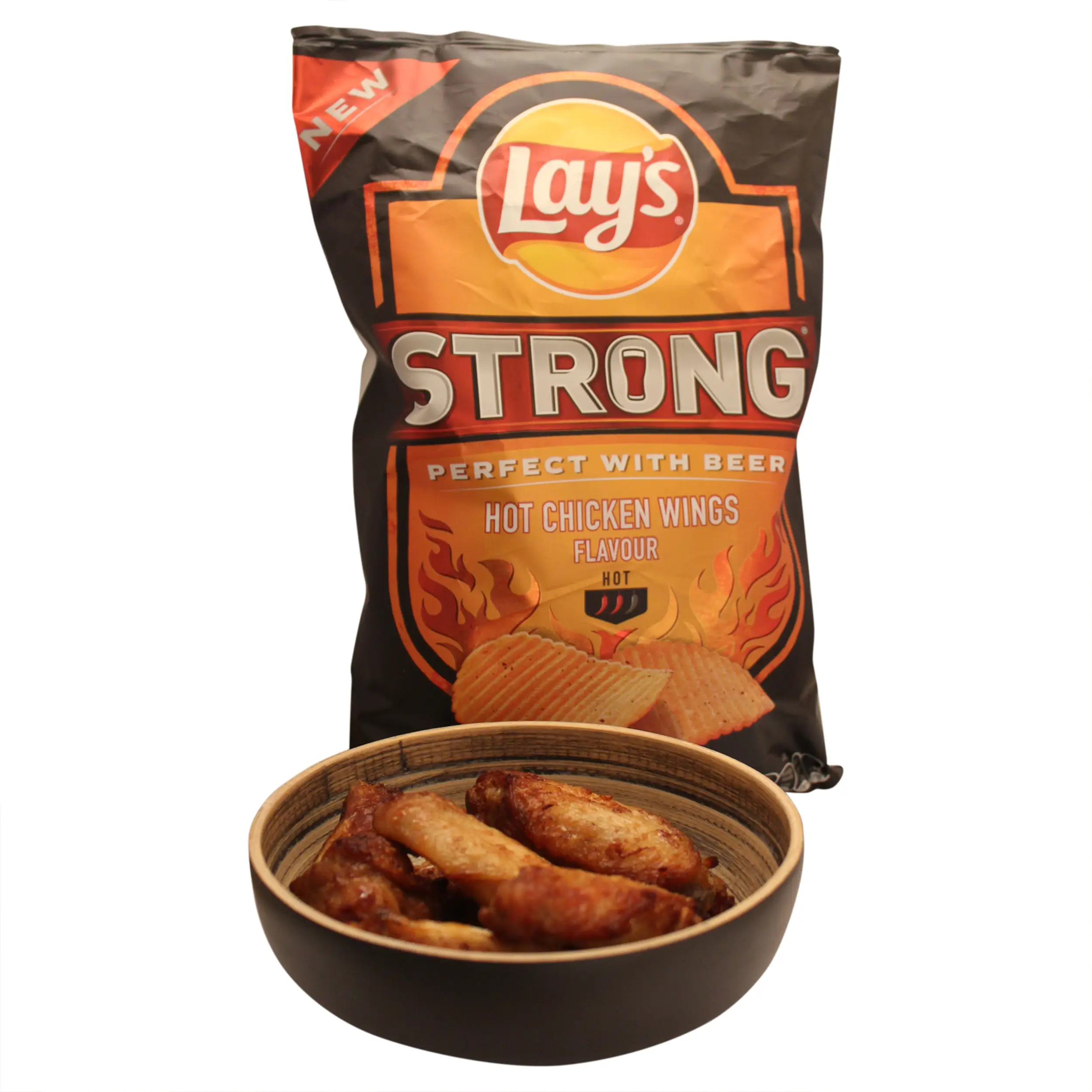 Lays Crisps | Lays Chips | Lays Strong Hot Chicken Wings Flavour Hot | Lays Snack Chips | 5.29 Ounce Total Weight - Image 6