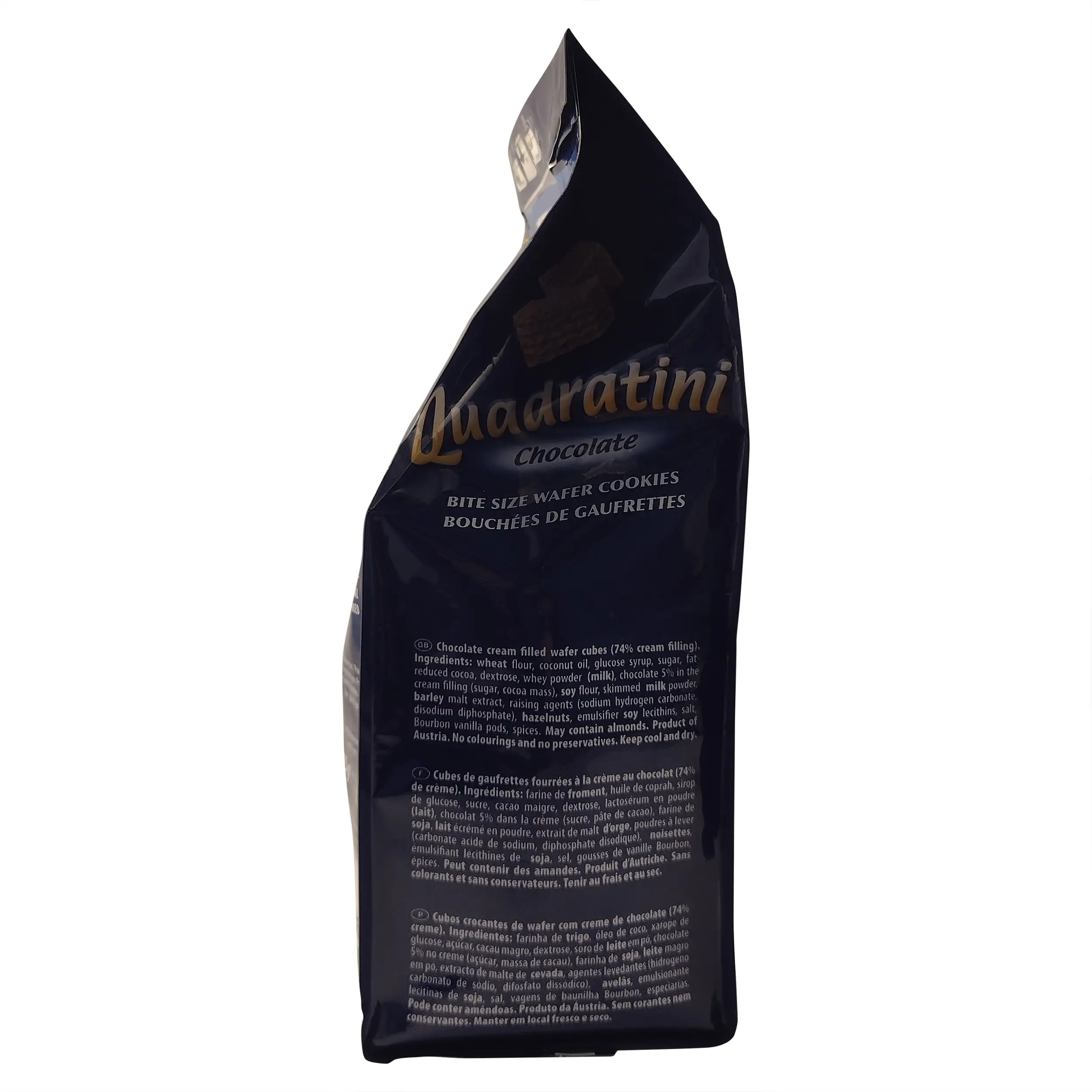 Quadratini Dark Chocolate | Quadratini Wafer Cookies | Loacker Quadratini Chocolate | Quadratini | 9.7 Ounce Total Weight - Image 2