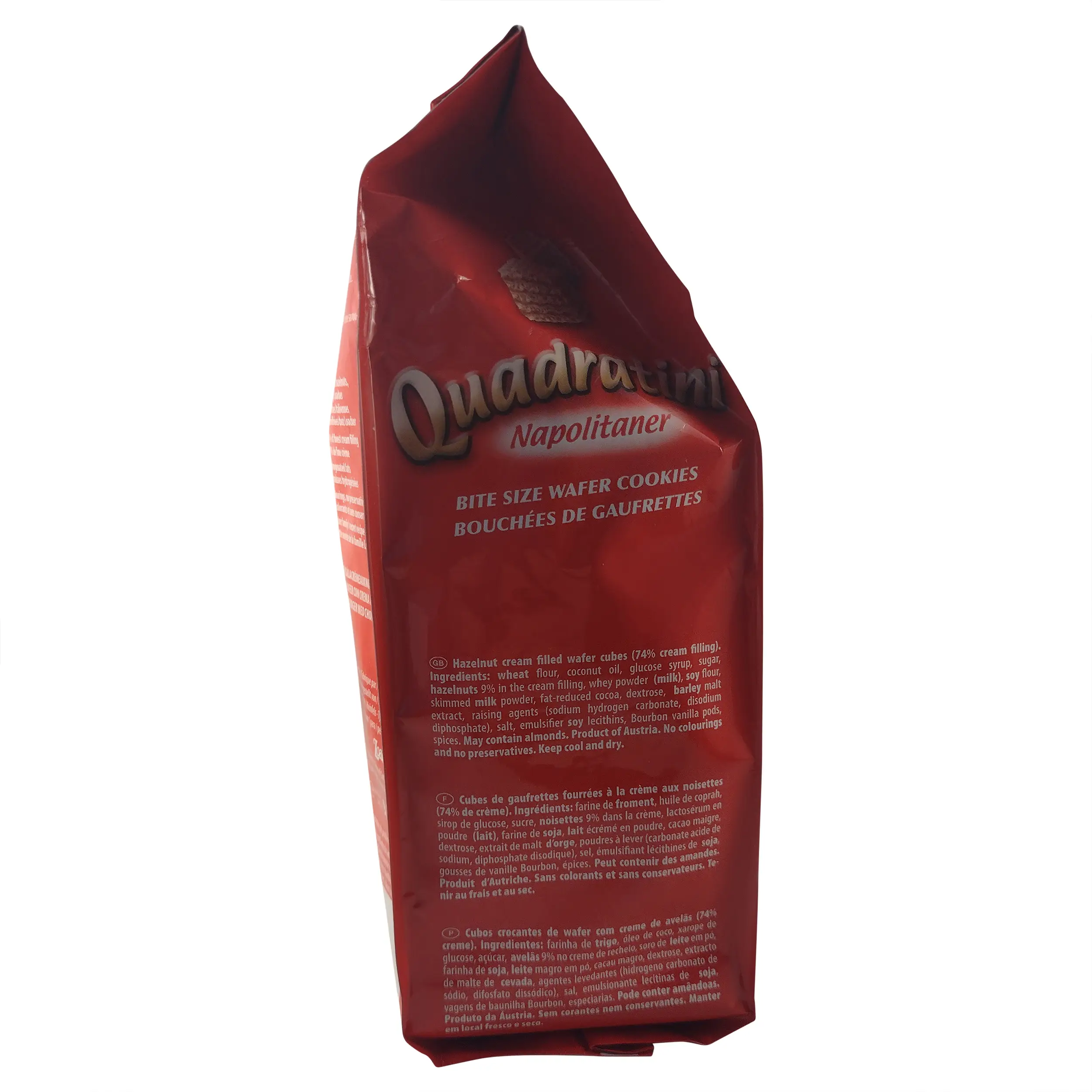 Loackers | Quadratini | Loacker Quadratini Napolitaner | Quadratini Cookie | 9.7 Ounce Total Weight - Image 3
